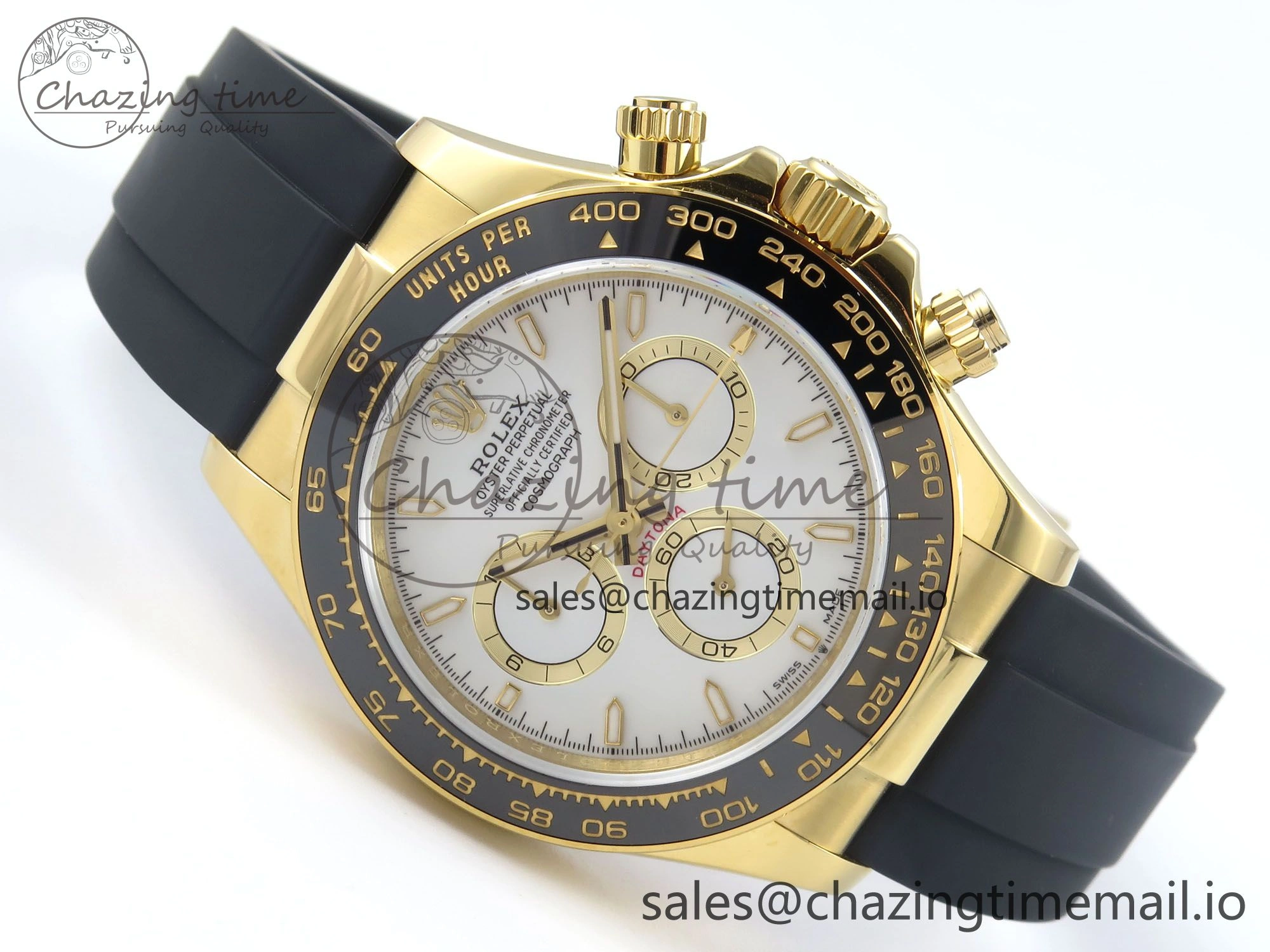 Daytona 126518 QF 1:1 Best Edition White Dial on Oysterflex Strap QF4131 V10