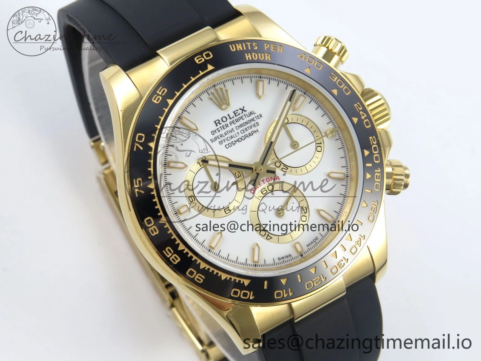 Daytona 126518 QF 1:1 Best Edition White Dial on Oysterflex Strap QF4131 V10