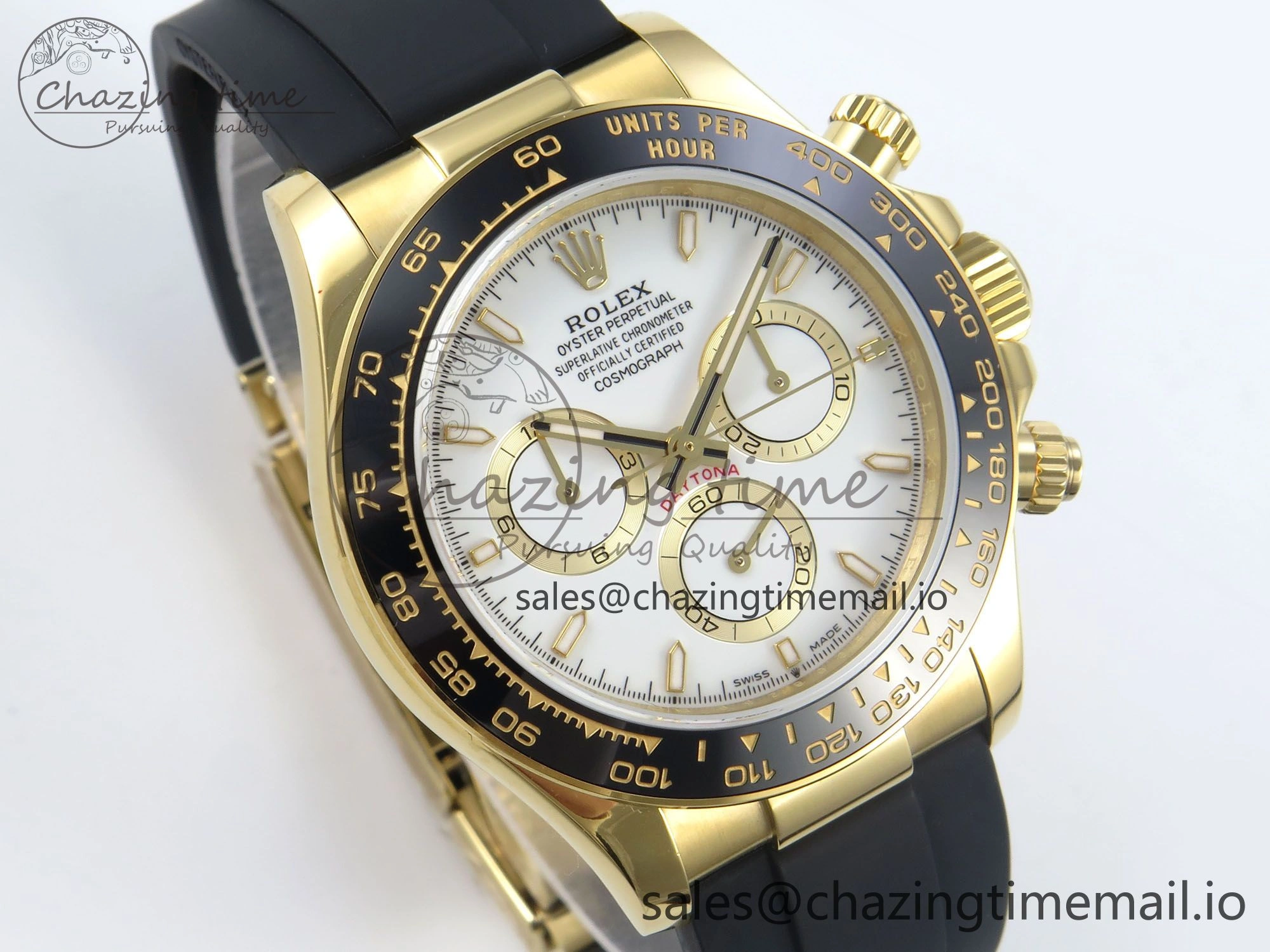 Daytona 126518 QF 1:1 Best Edition White Dial on Oysterflex Strap QF4131 V10