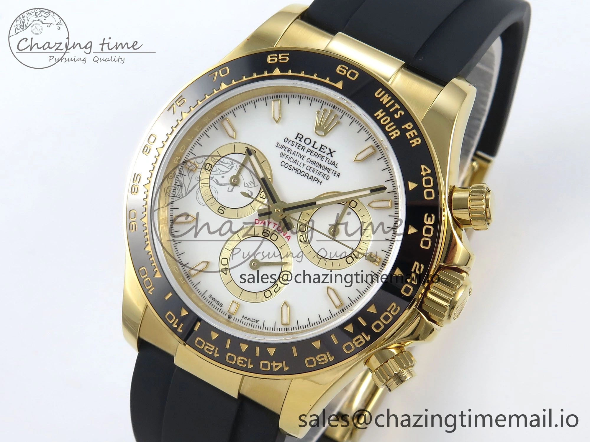 Daytona 126518 QF 1:1 Best Edition White Dial on Oysterflex Strap QF4131 V10