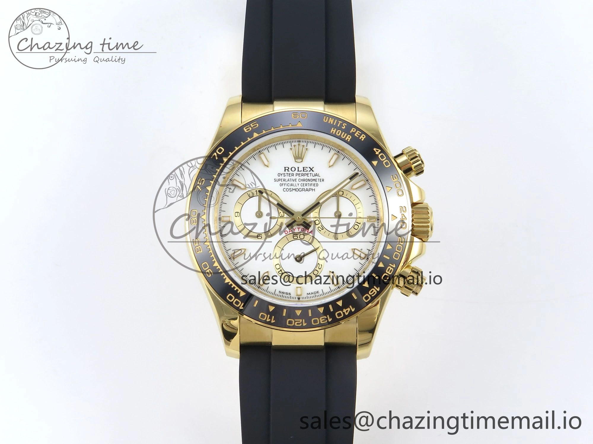 Daytona 126518 QF 1:1 Best Edition White Dial on Oysterflex Strap QF4131 V10