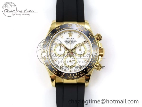 Daytona 126518 QF 1:1 Best Edition White Dial on Oysterflex Strap SH4131 V5