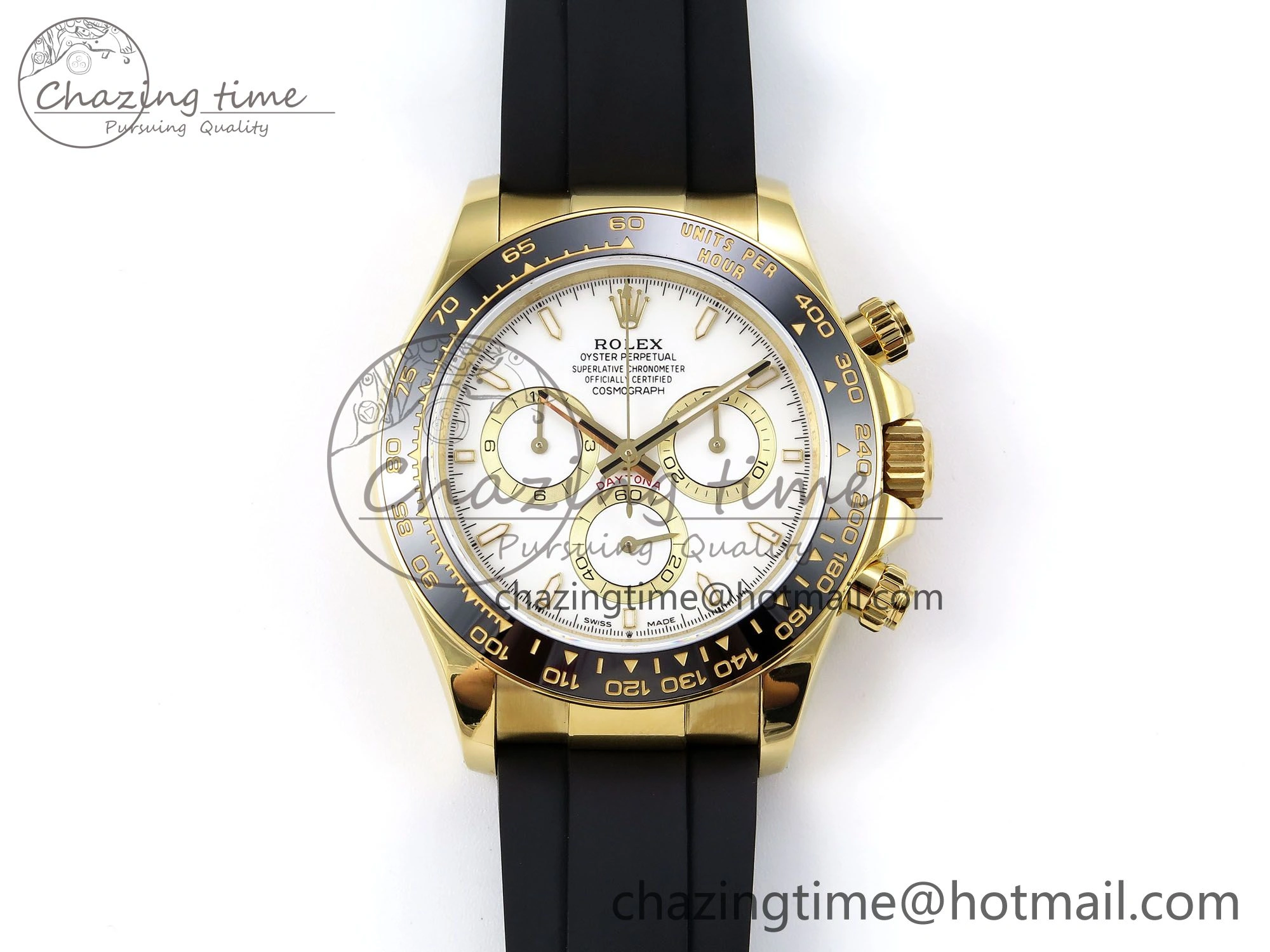 Daytona 126518 QF 1:1 Best Edition White Dial on Oysterflex Strap SH4131 V5