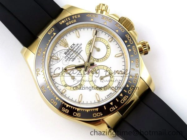 Daytona 126518 QF 1:1 Best Edition White Dial on Oysterflex Strap SH4131 V5