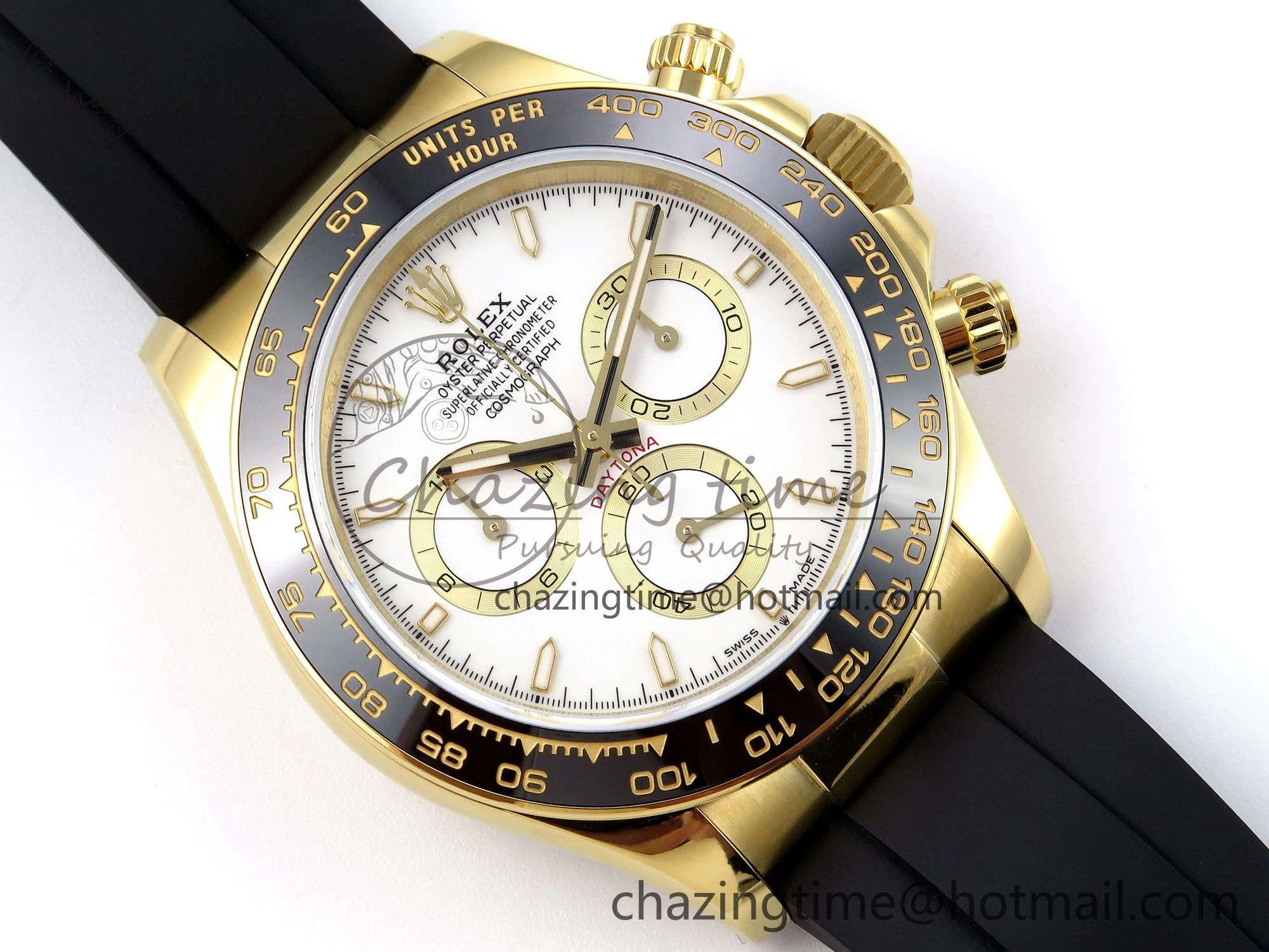 Daytona 126518 QF 1:1 Best Edition White Dial on Oysterflex Strap SH4131 V5