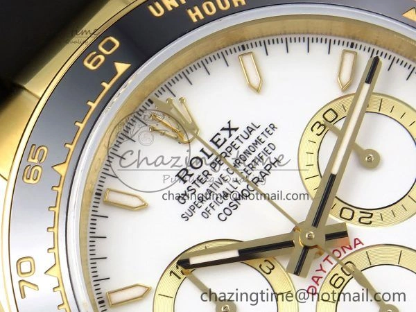 Daytona 126518 QF 1:1 Best Edition White Dial on Oysterflex Strap SH4131 V5
