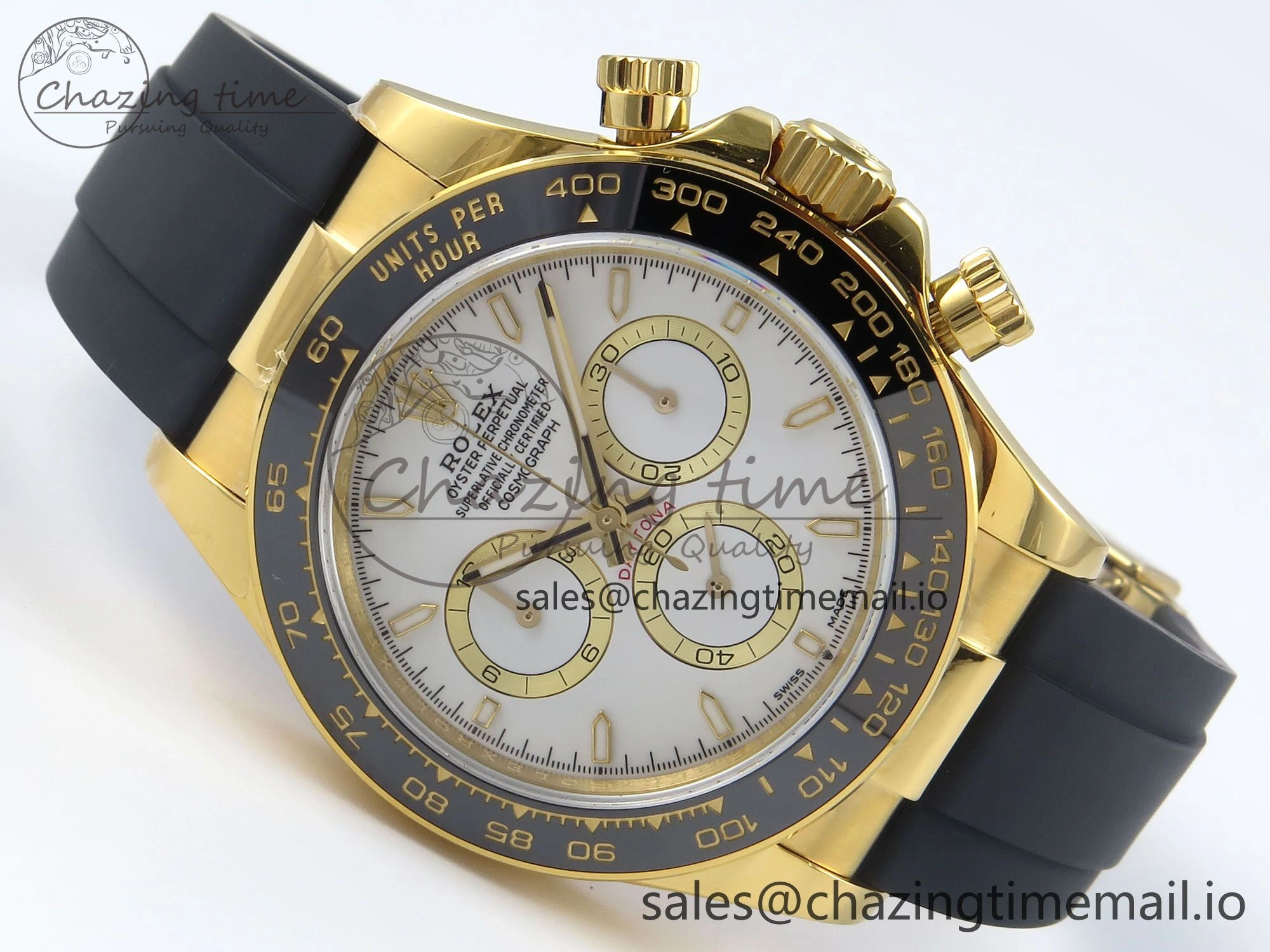 Daytona 126518 QF 1:1 Best Edition White Dial on Oysterflex Strap SH4131 V5