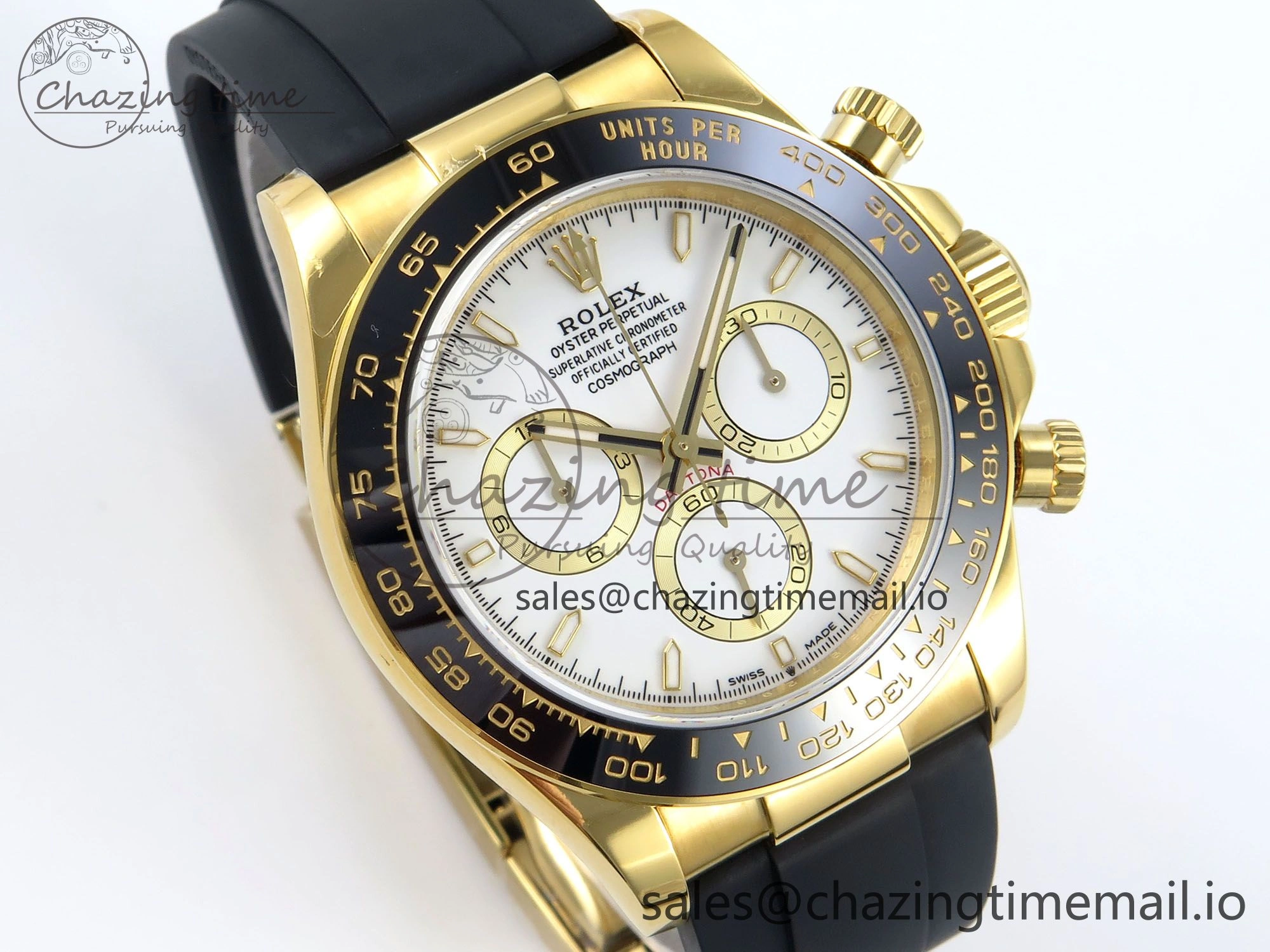 Daytona 126518 QF 1:1 Best Edition White Dial on Oysterflex Strap SH4131 V5