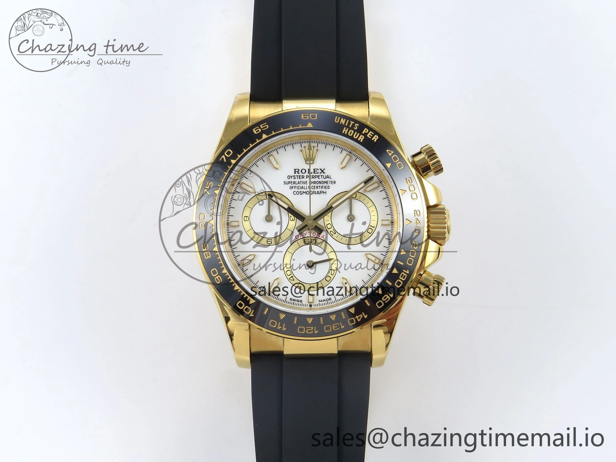 Daytona 126518 QF 1:1 Best Edition White Dial on Oysterflex Strap SH4131 V5