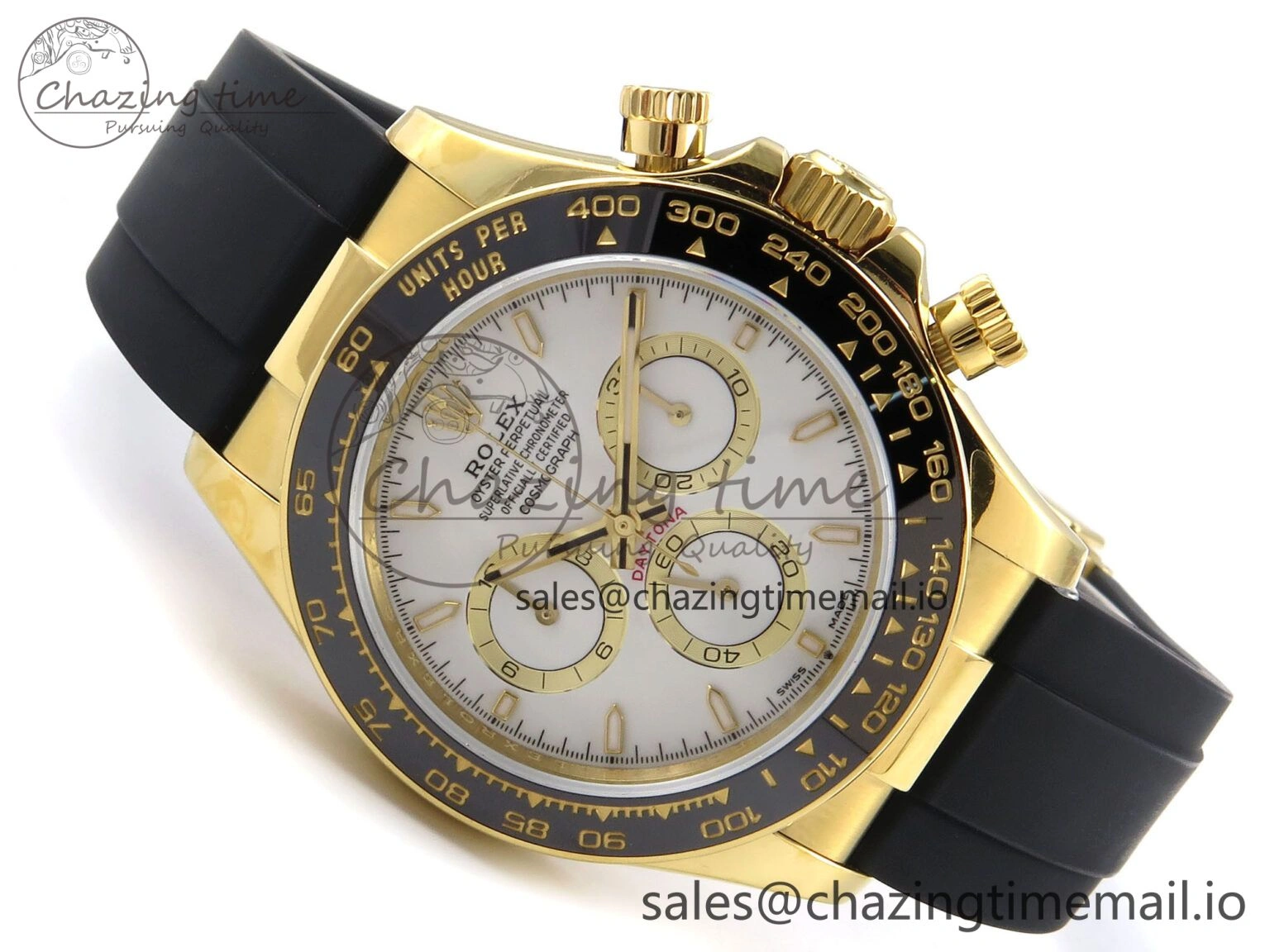 Daytona 126518 QF 1:1 Best Edition White Dial on Oysterflex Strap SH4131 V6（Gain Weight）