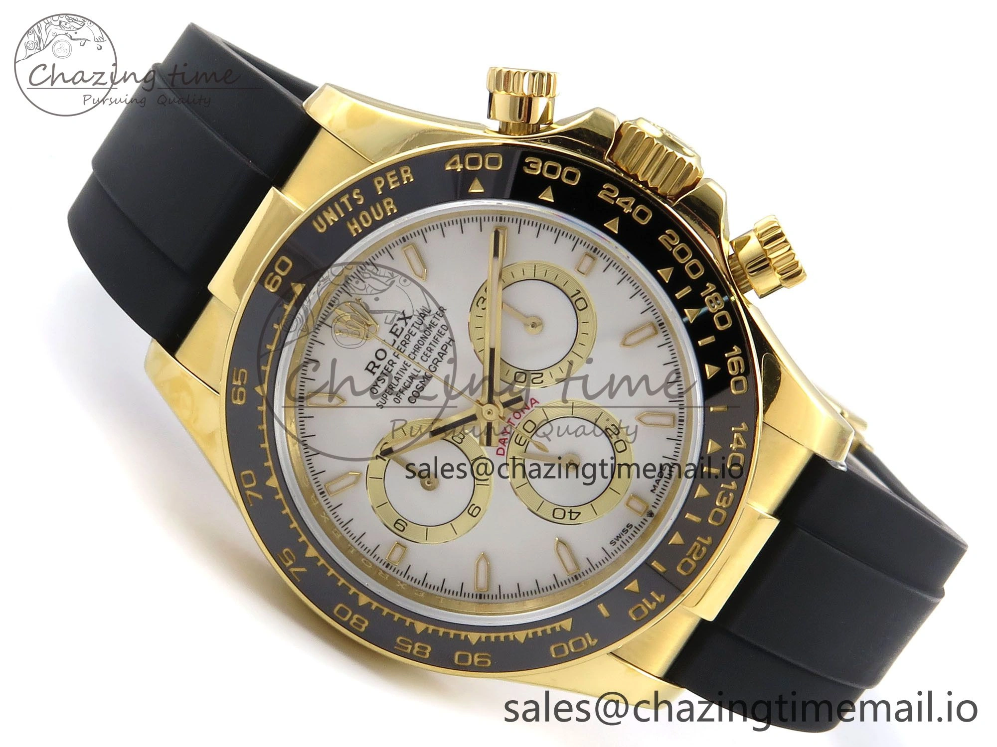 Daytona 126518 QF 1:1 Best Edition White Dial on Oysterflex Strap SH4131 V6（Gain Weight）