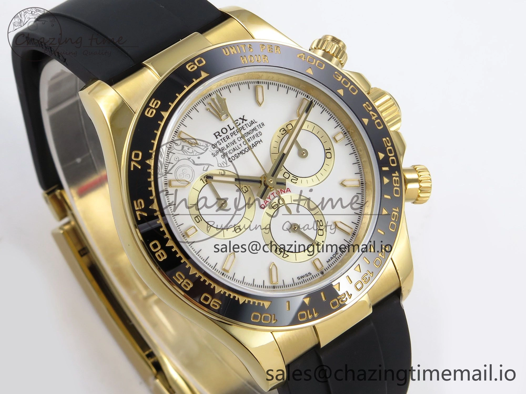 Daytona 126518 QF 1:1 Best Edition White Dial on Oysterflex Strap SH4131 V6（Gain Weight）