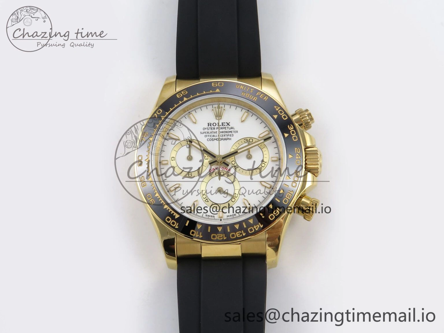 Daytona 126518 QF 1:1 Best Edition White Dial on Oysterflex Strap SH4131 V6（Gain Weight）