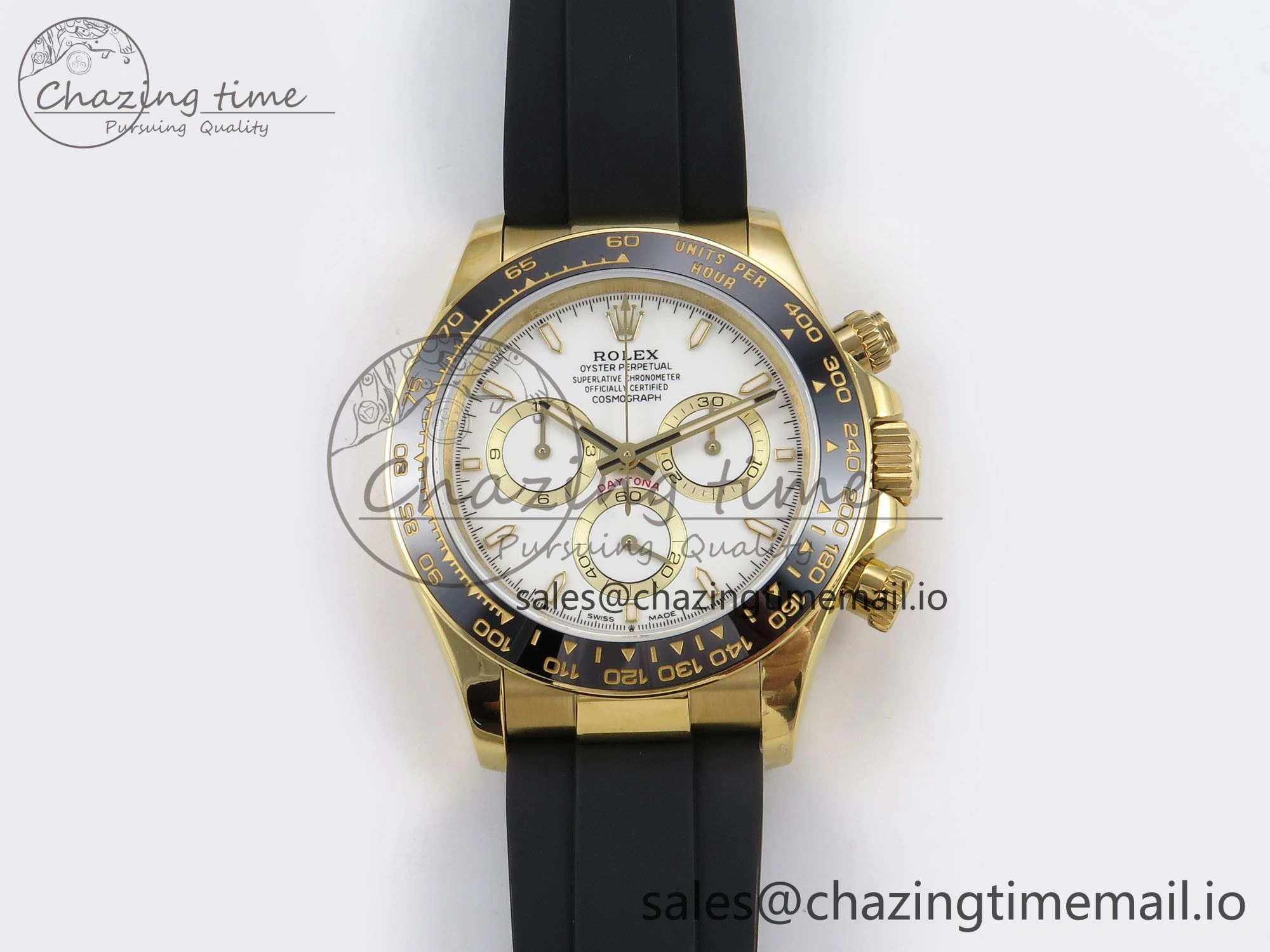 Daytona 126518 QF 1:1 Best Edition White Dial on Oysterflex Strap SH4131 V6（Gain Weight）
