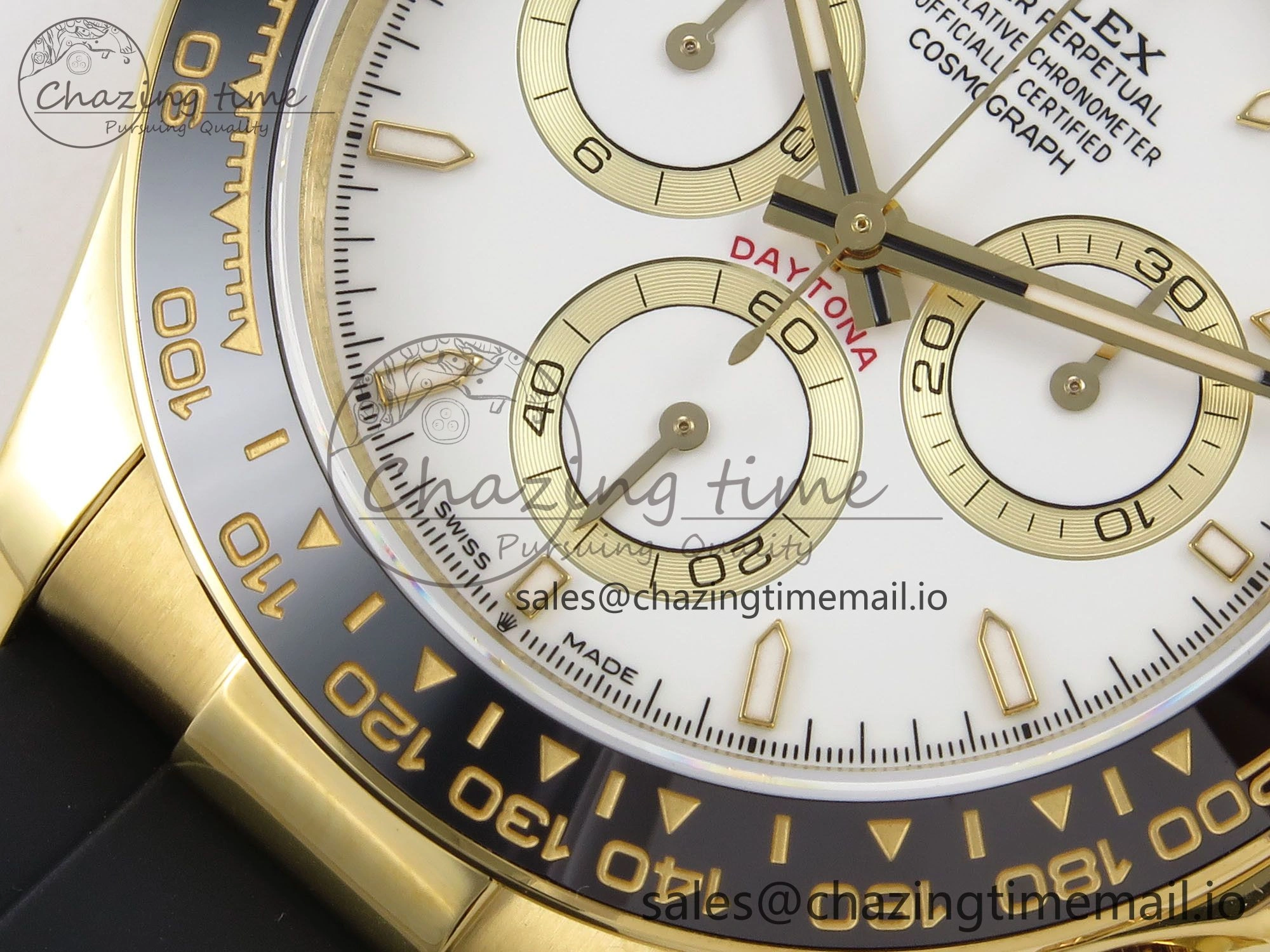Daytona 126518 QF 1:1 Best Edition White Dial on Oysterflex Strap SH4131 V6（Gain Weight）