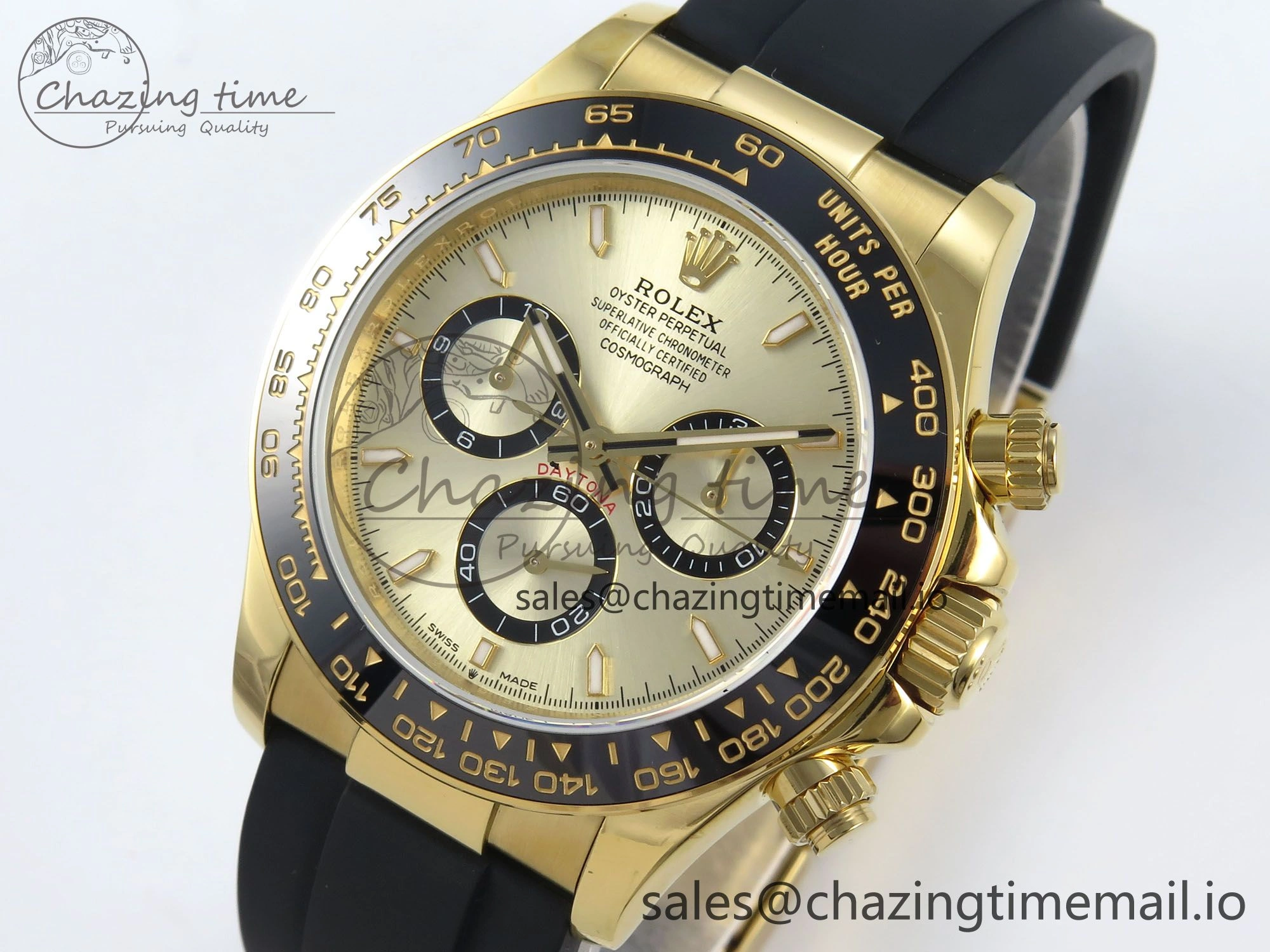Daytona 126518 QF 1:1 Best Edition YG Dial on Oysterflex Strap QF4131 V10