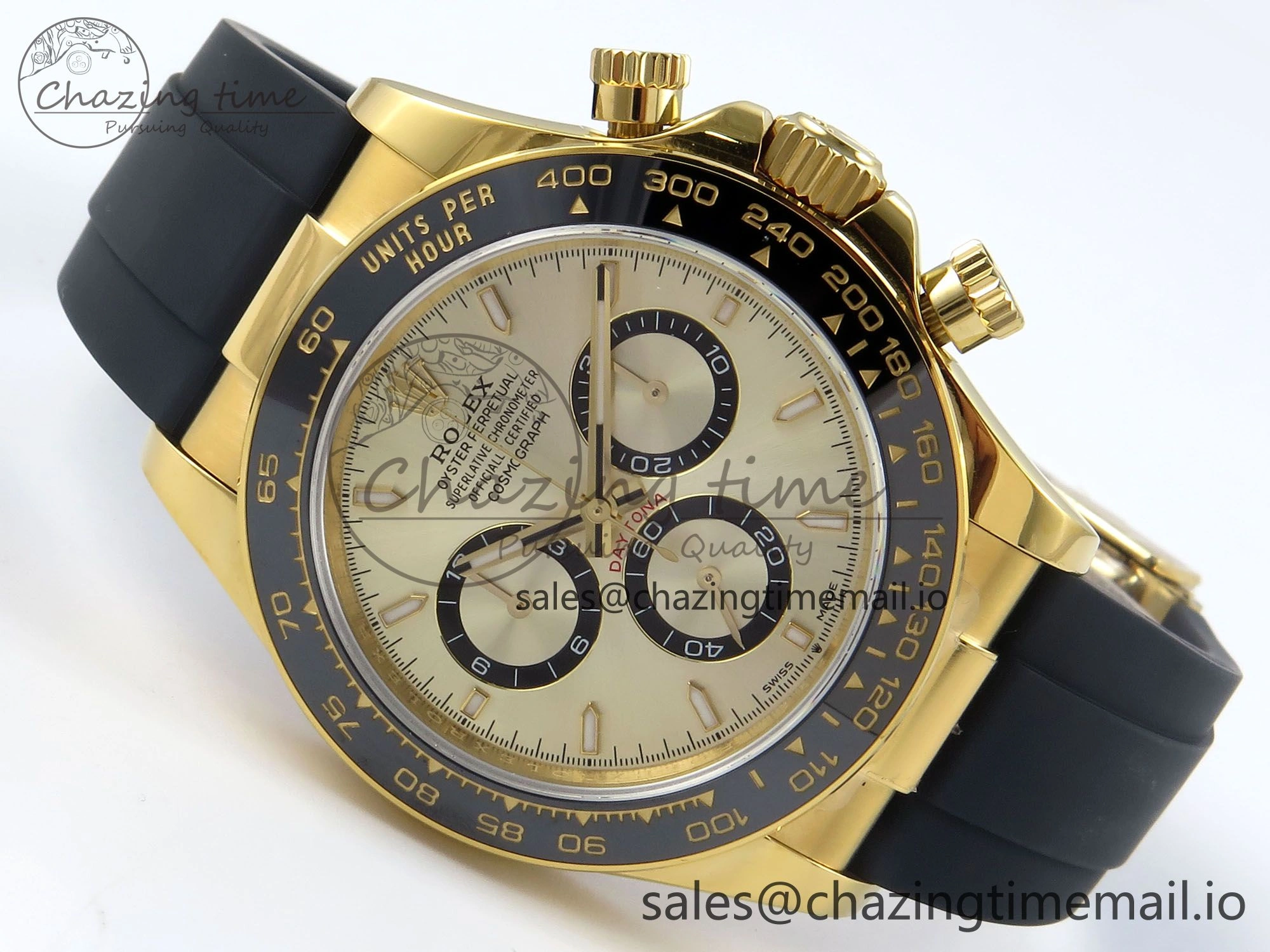 Daytona 126518 QF 1:1 Best Edition YG Dial on Oysterflex Strap SH4131 V5