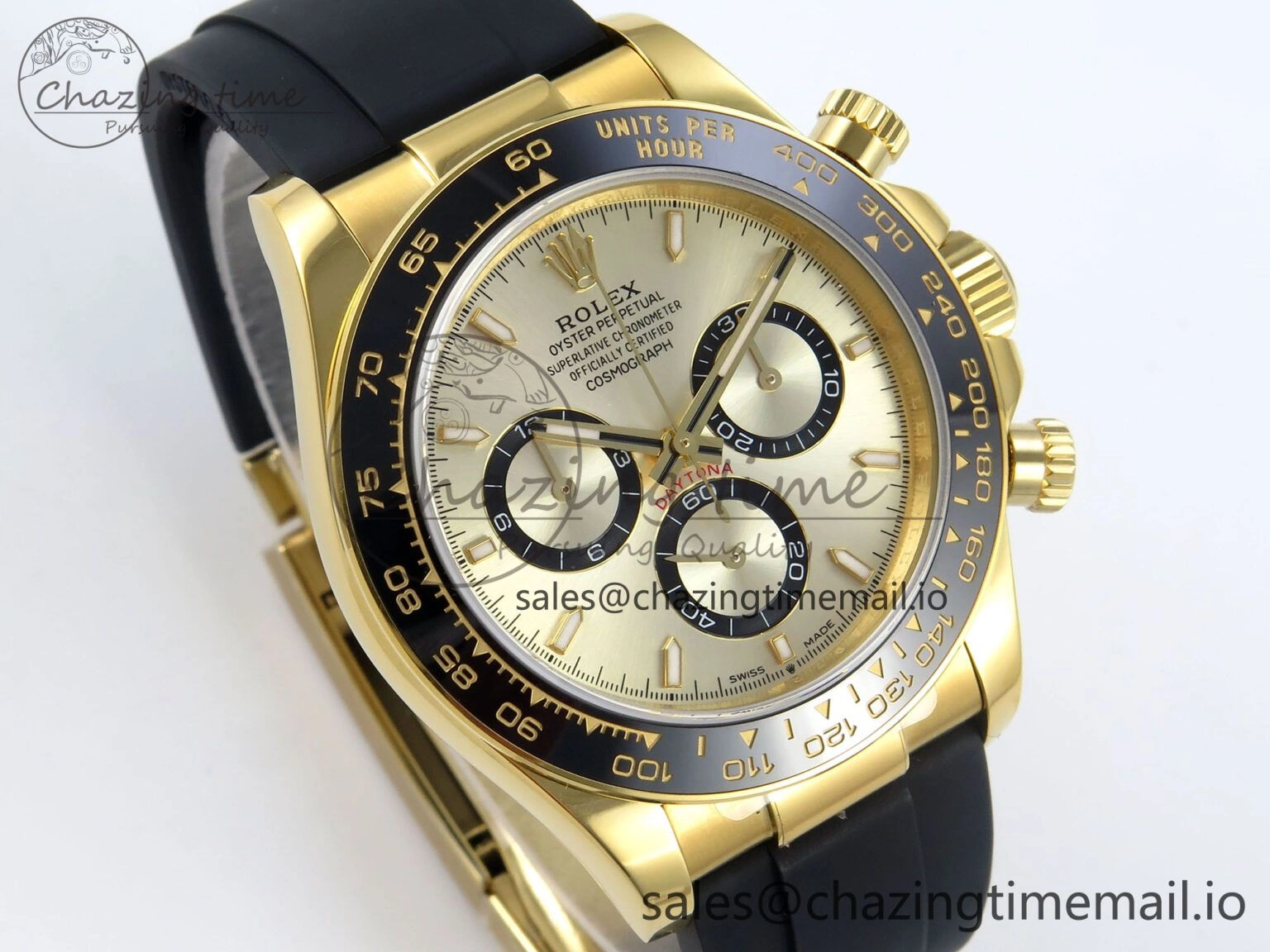 Daytona 126518 QF 1:1 Best Edition YG Dial on Oysterflex Strap SH4131 V5