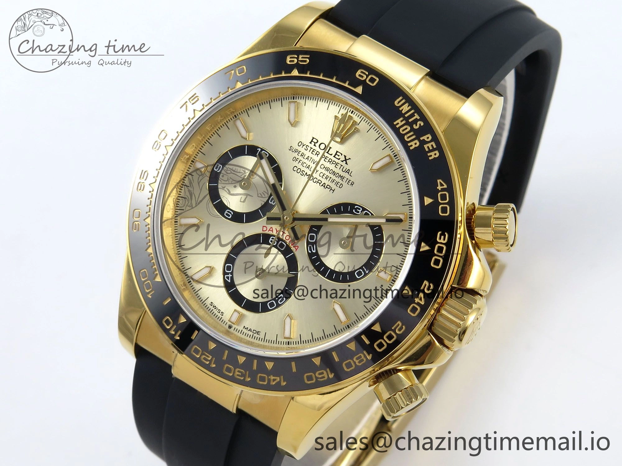 Daytona 126518 QF 1:1 Best Edition YG Dial on Oysterflex Strap SH4131 V5
