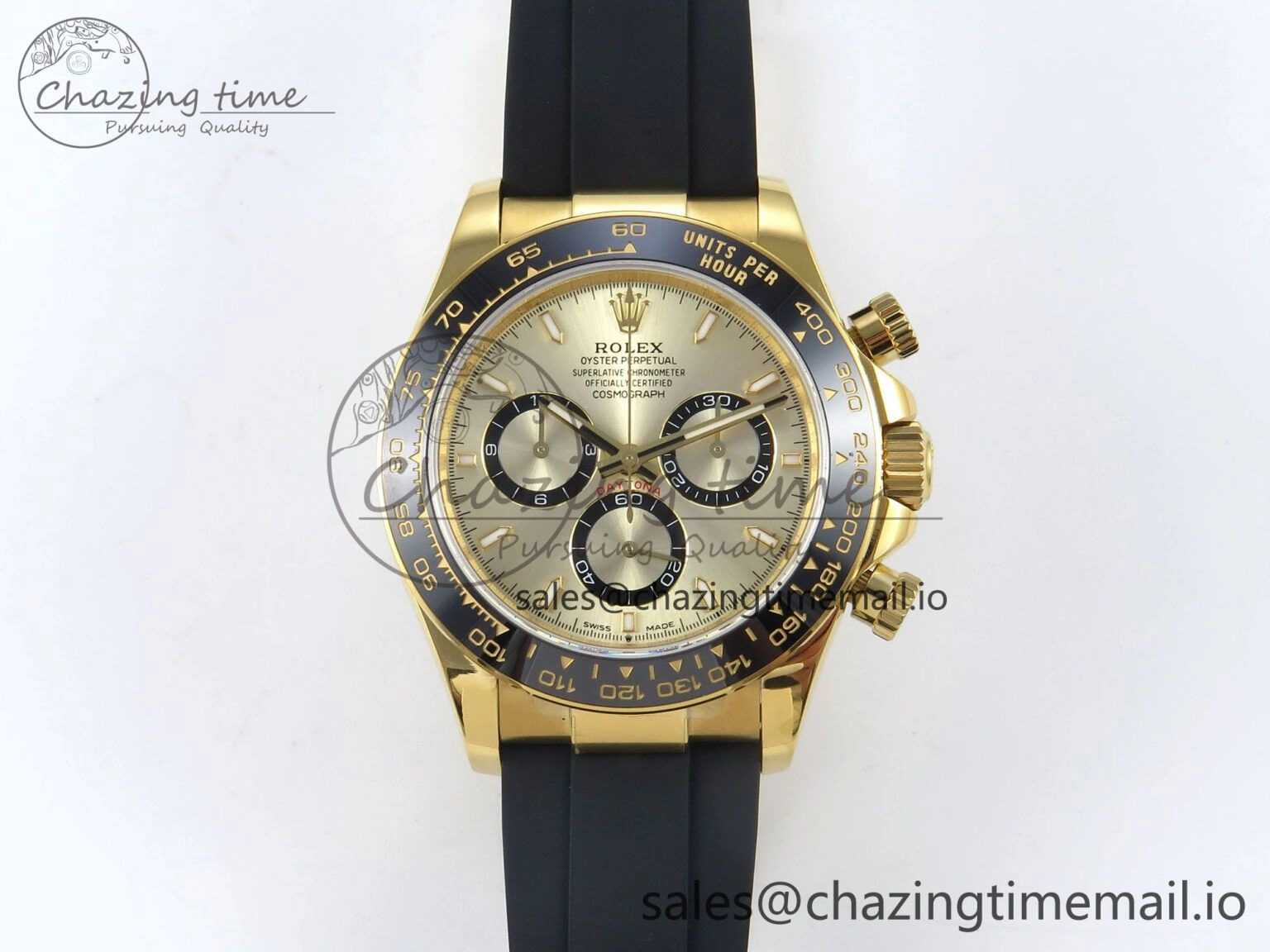 Daytona 126518 QF 1:1 Best Edition YG Dial on Oysterflex Strap SH4131 V5
