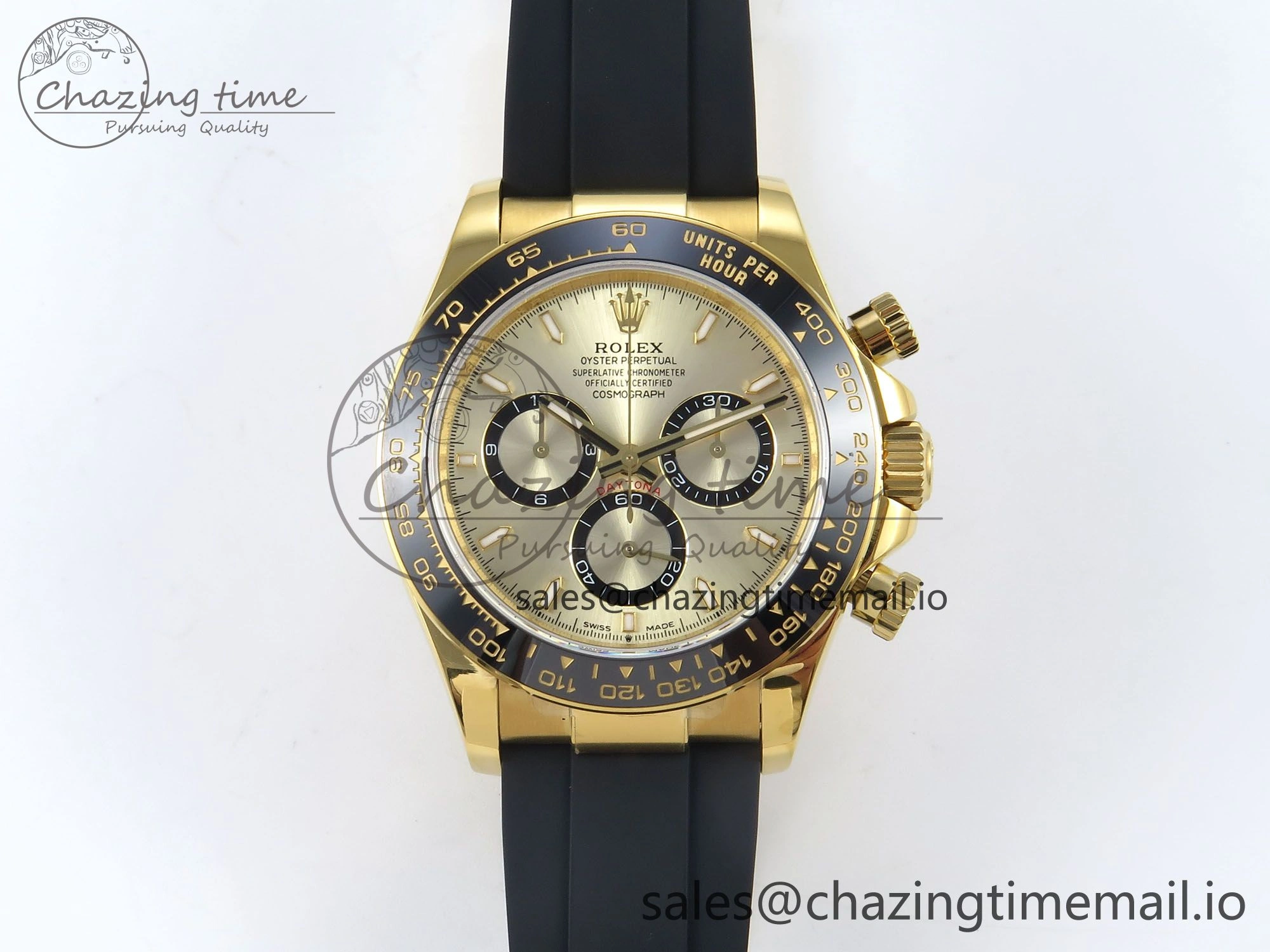 Daytona 126518 QF 1:1 Best Edition YG Dial on Oysterflex Strap SH4131 V5