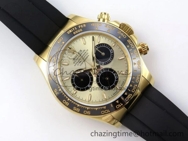 Daytona 126518 QF 1:1 Best Edition YG Black Dial on Oysterflex Strap SH4131 V5