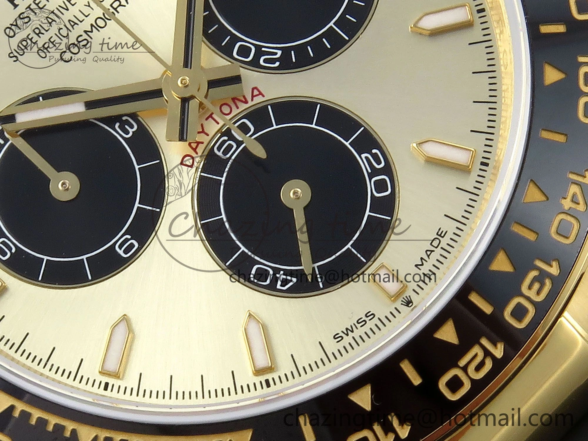 Daytona 126518 QF 1:1 Best Edition YG Black Dial on Oysterflex Strap SH4131 V5