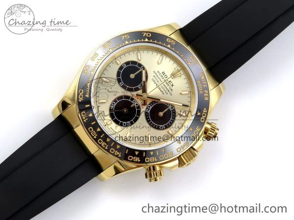 Daytona 126518 QF 1:1 Best Edition YG Black Dial on Oysterflex Strap SH4131 V5