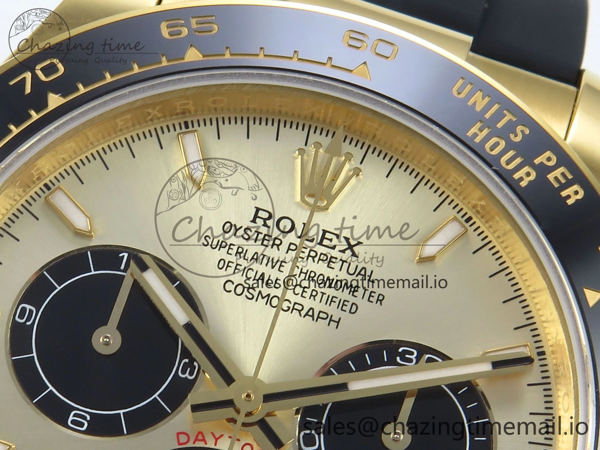 Daytona 126518 QF 1:1 Best Edition YG Black Dial on Oysterflex Strap SH4131 V5