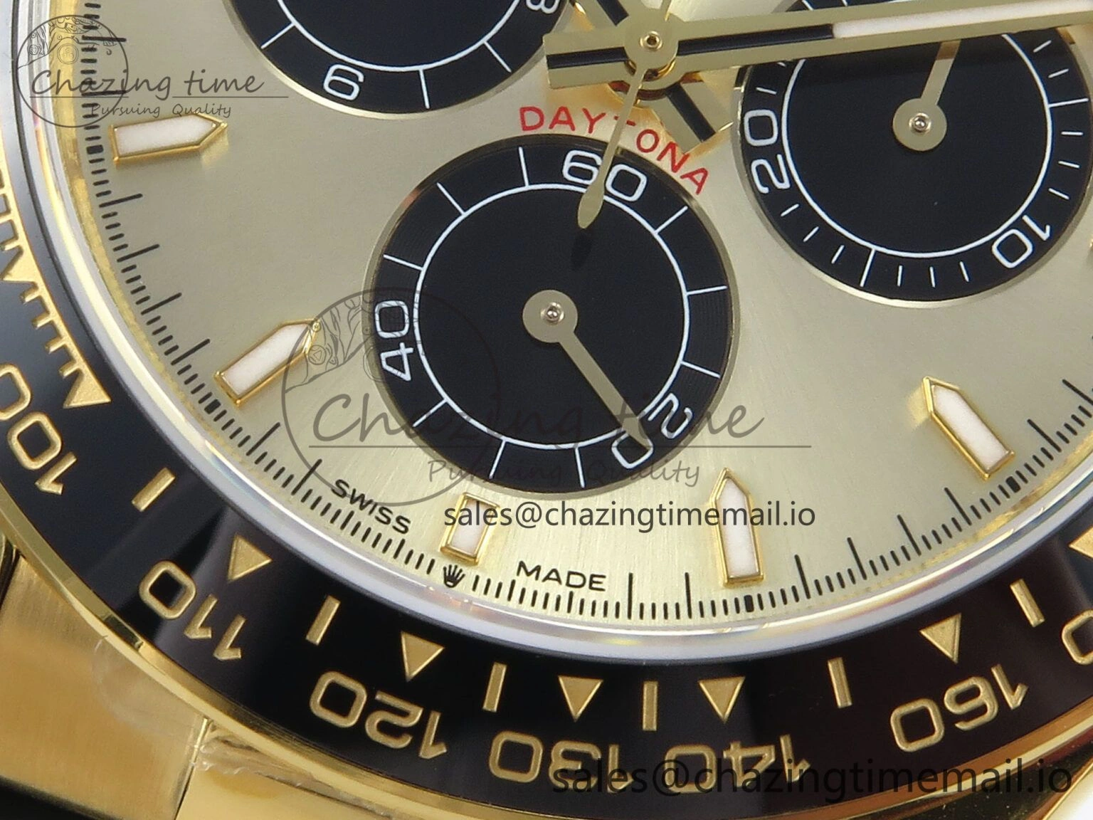 Daytona 126518 QF 1:1 Best Edition YG Black Dial on Oysterflex Strap SH4131 V5