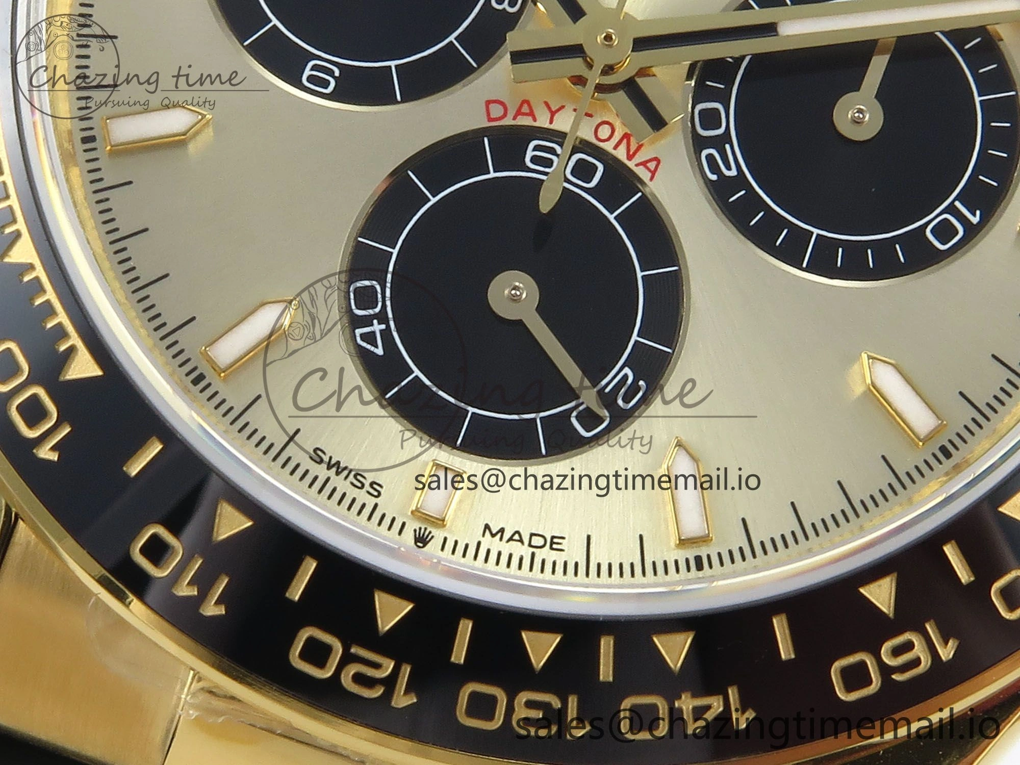 Daytona 126518 QF 1:1 Best Edition YG Black Dial on Oysterflex Strap SH4131 V5