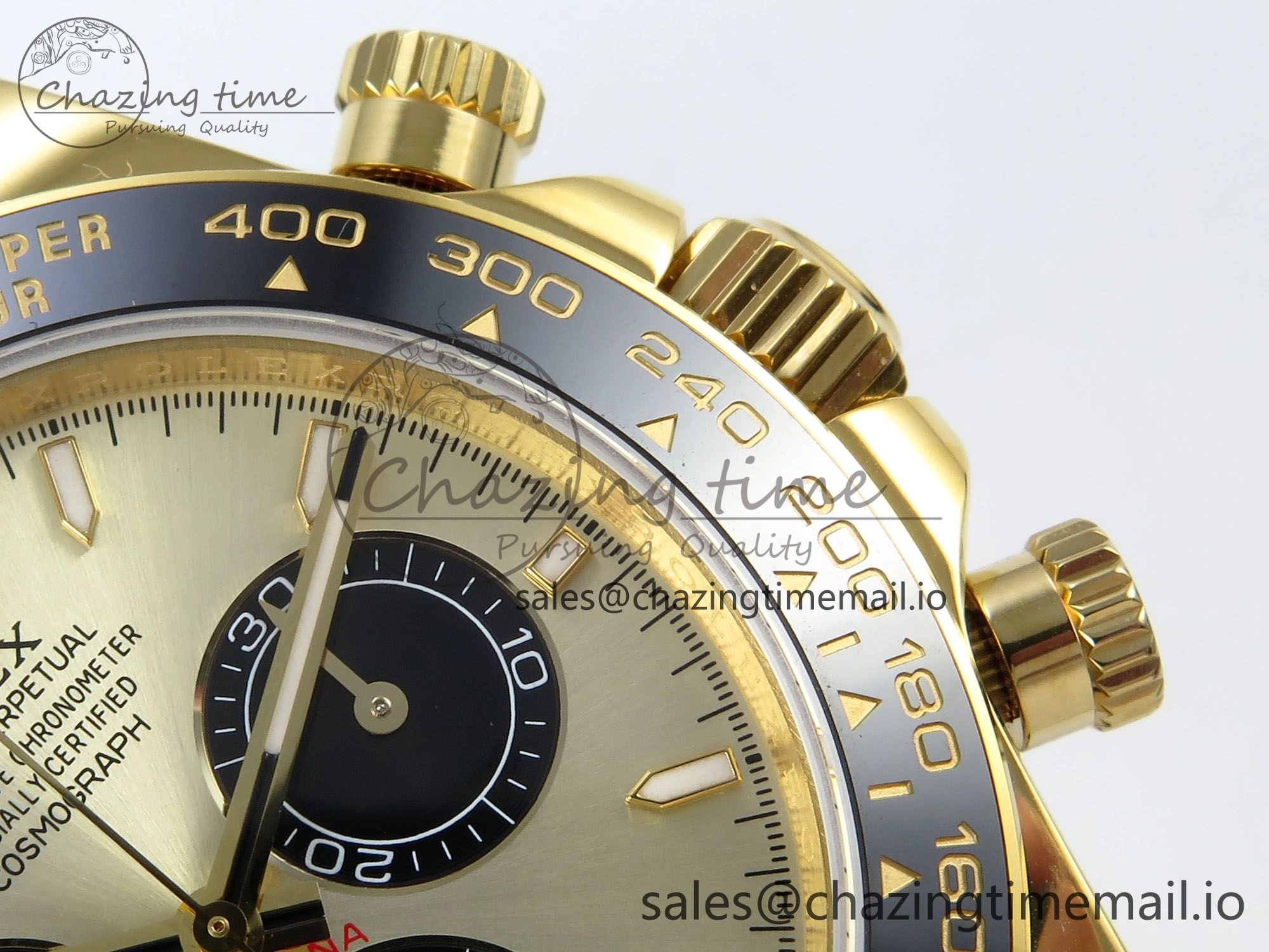 Daytona 126518 QF 1:1 Best Edition YG Black Dial on Oysterflex Strap SH4131 V5