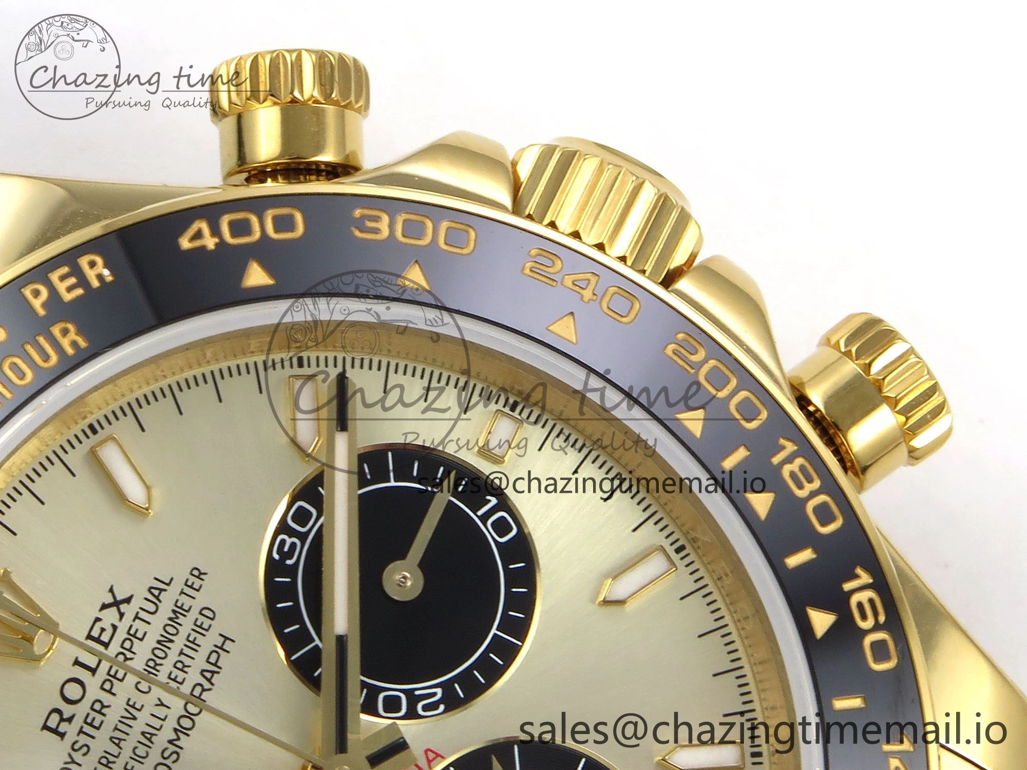 Daytona 126518 QF 1:1 Best Edition YG Black Dial on Oysterflex Strap SH4131 V6（Gain Weight）