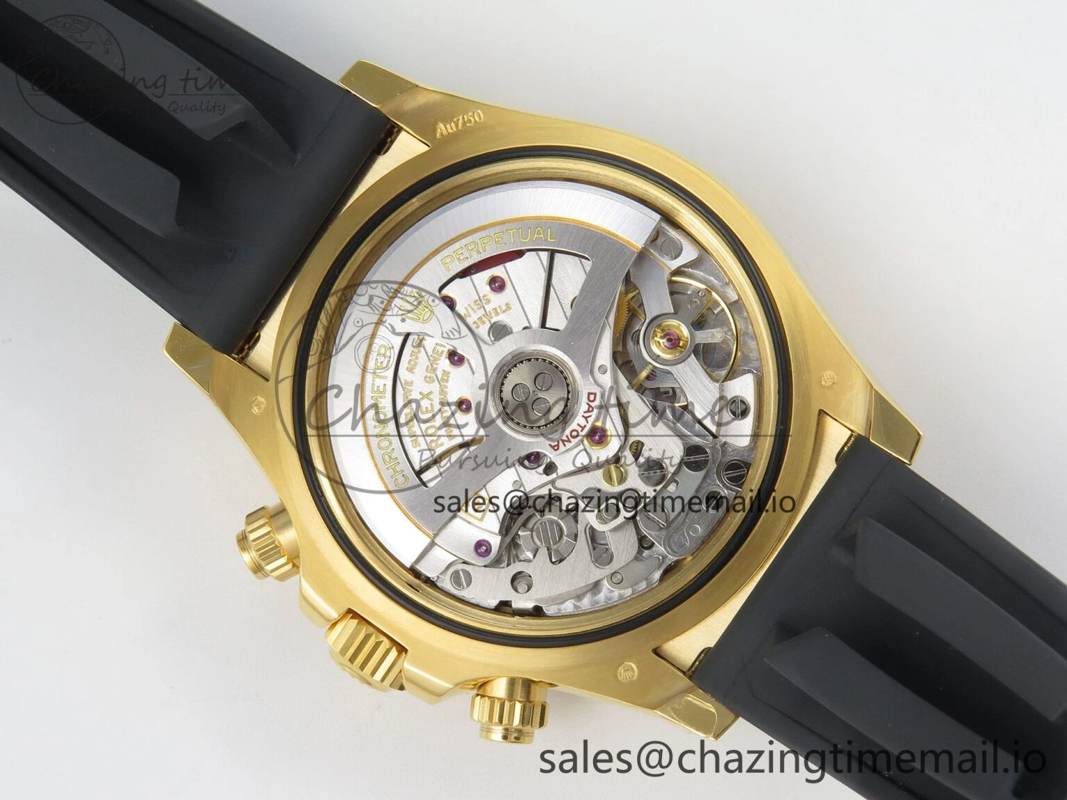 Daytona 126518 VSF 1:1 Best Edition Black YG Dial on Oysterflex Strap VS4131 V2 (Weighted)