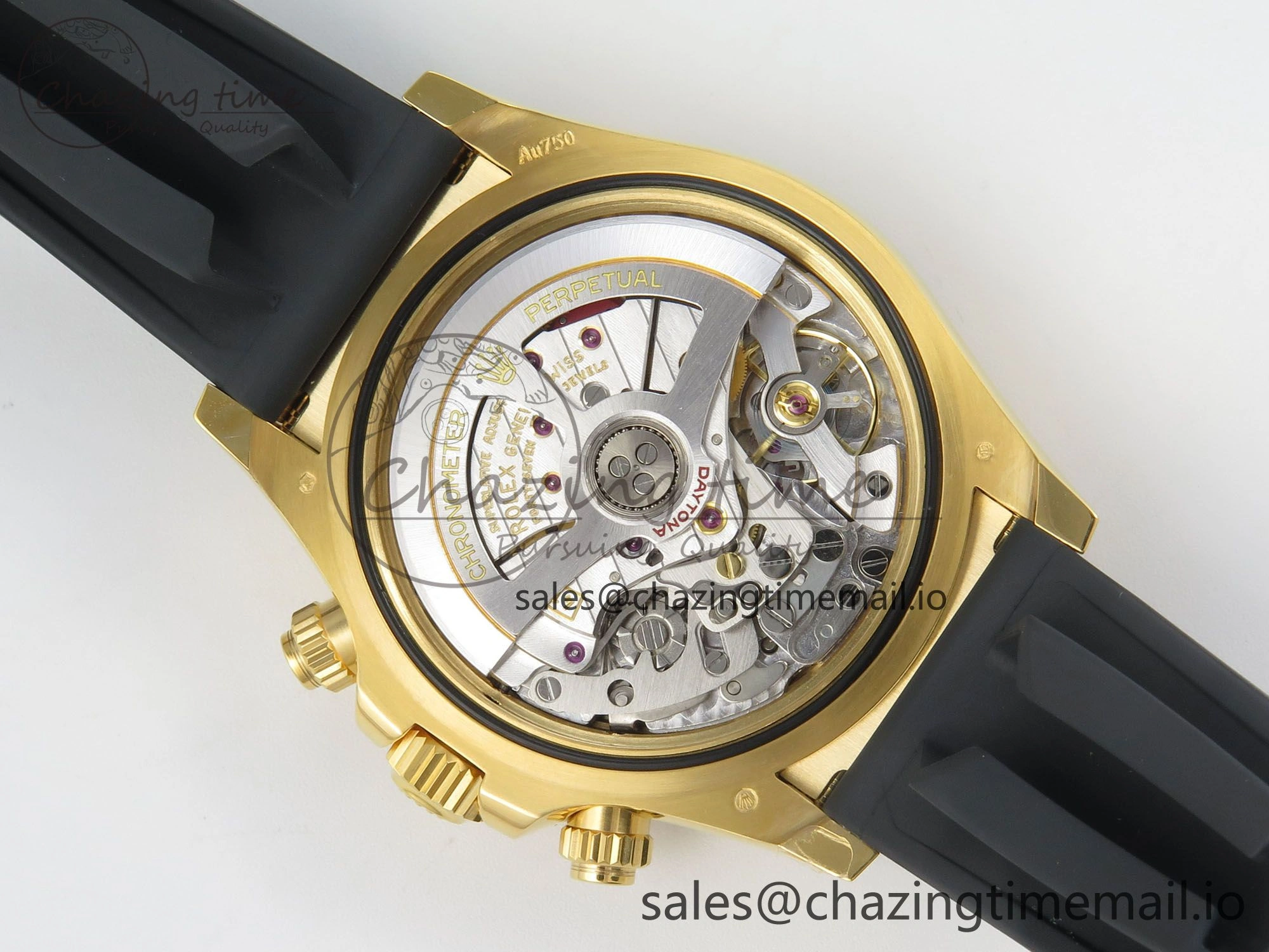 Daytona 126518 VSF 1:1 Best Edition Black YG Dial on Oysterflex Strap VS4131 V2 (Weighted)