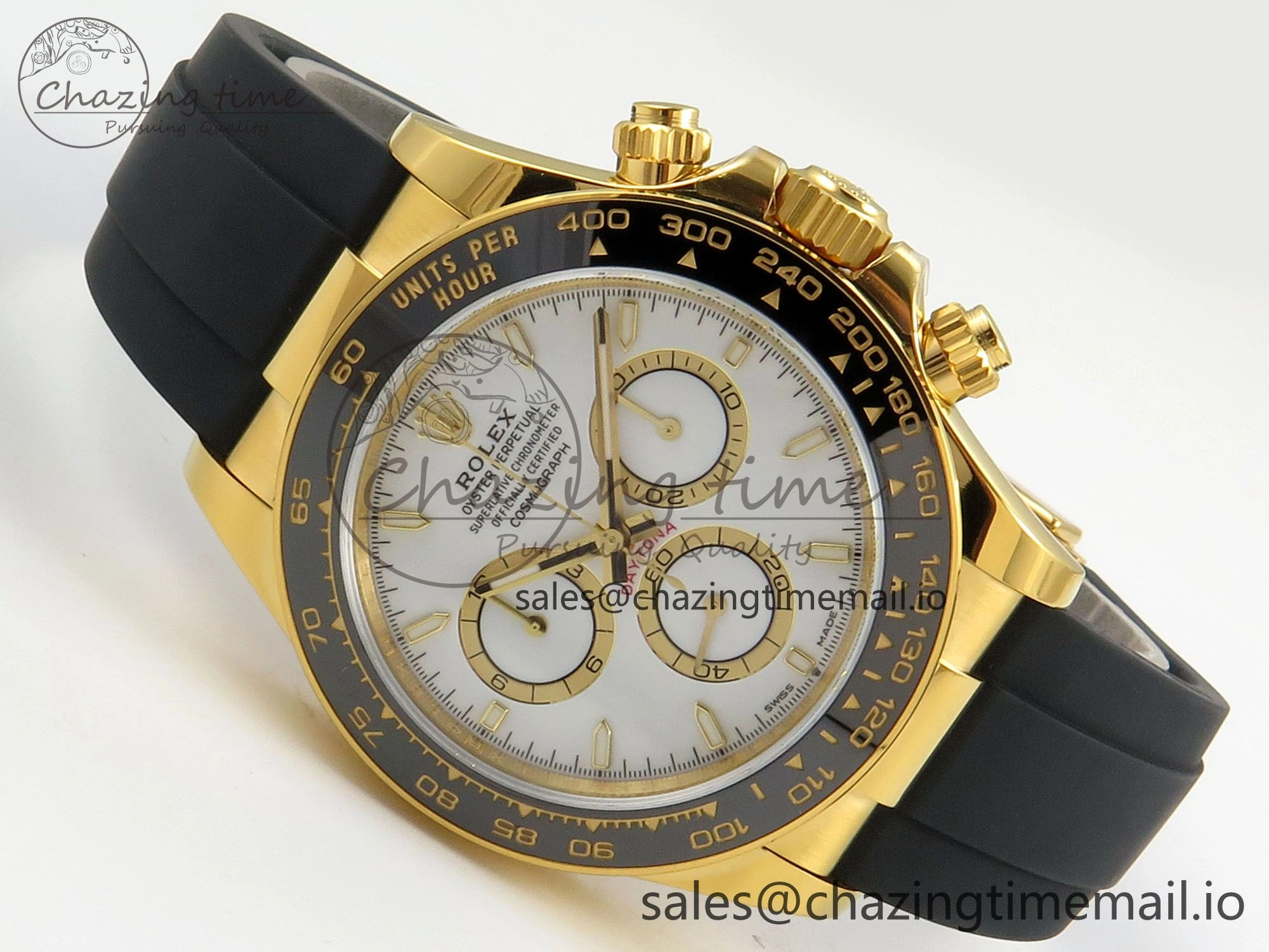 Daytona 126518 VSF 1:1 Best Edition White Dial on Oysterflex Strap VS4131 V2 (Weighted)