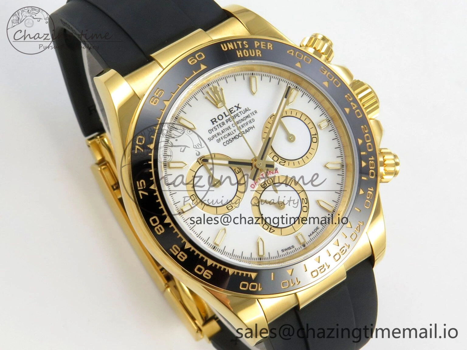 Daytona 126518 VSF 1:1 Best Edition White Dial on Oysterflex Strap VS4131 V2 (Weighted)