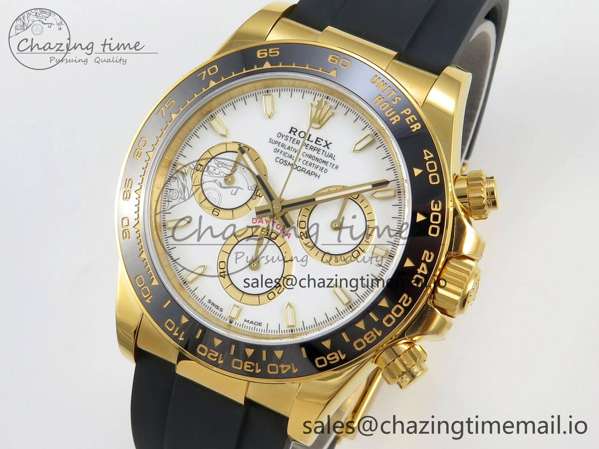Daytona 126518 VSF 1:1 Best Edition White Dial on Oysterflex Strap VS4131 V2 (Weighted)
