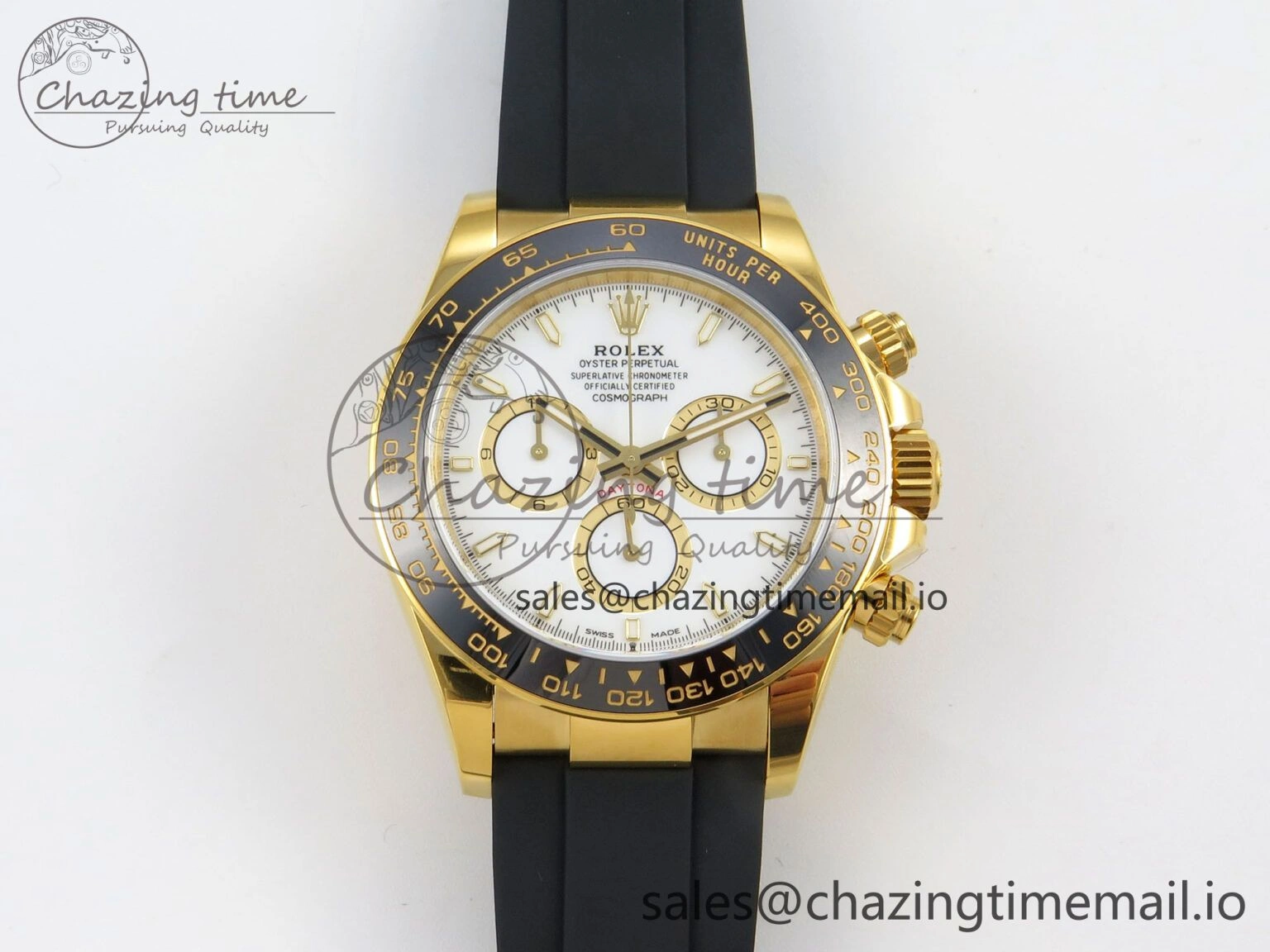 Daytona 126518 VSF 1:1 Best Edition White Dial on Oysterflex Strap VS4131 V2 (Weighted)