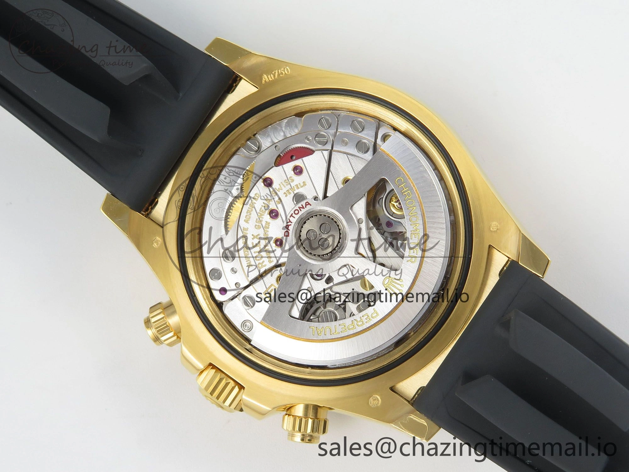 Daytona 126518 VSF 1:1 Best Edition YG Black Dial on Oysterflex Strap VS4131 V2 (Weighted)