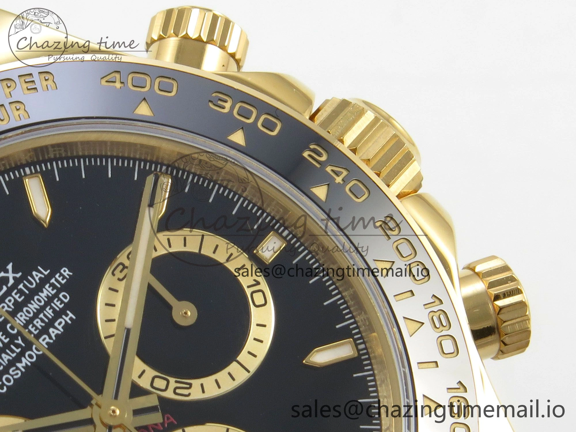 Daytona 126518 YG Clean 1:1 Best Edition Black Dial on Oysterflex Strap DD4131