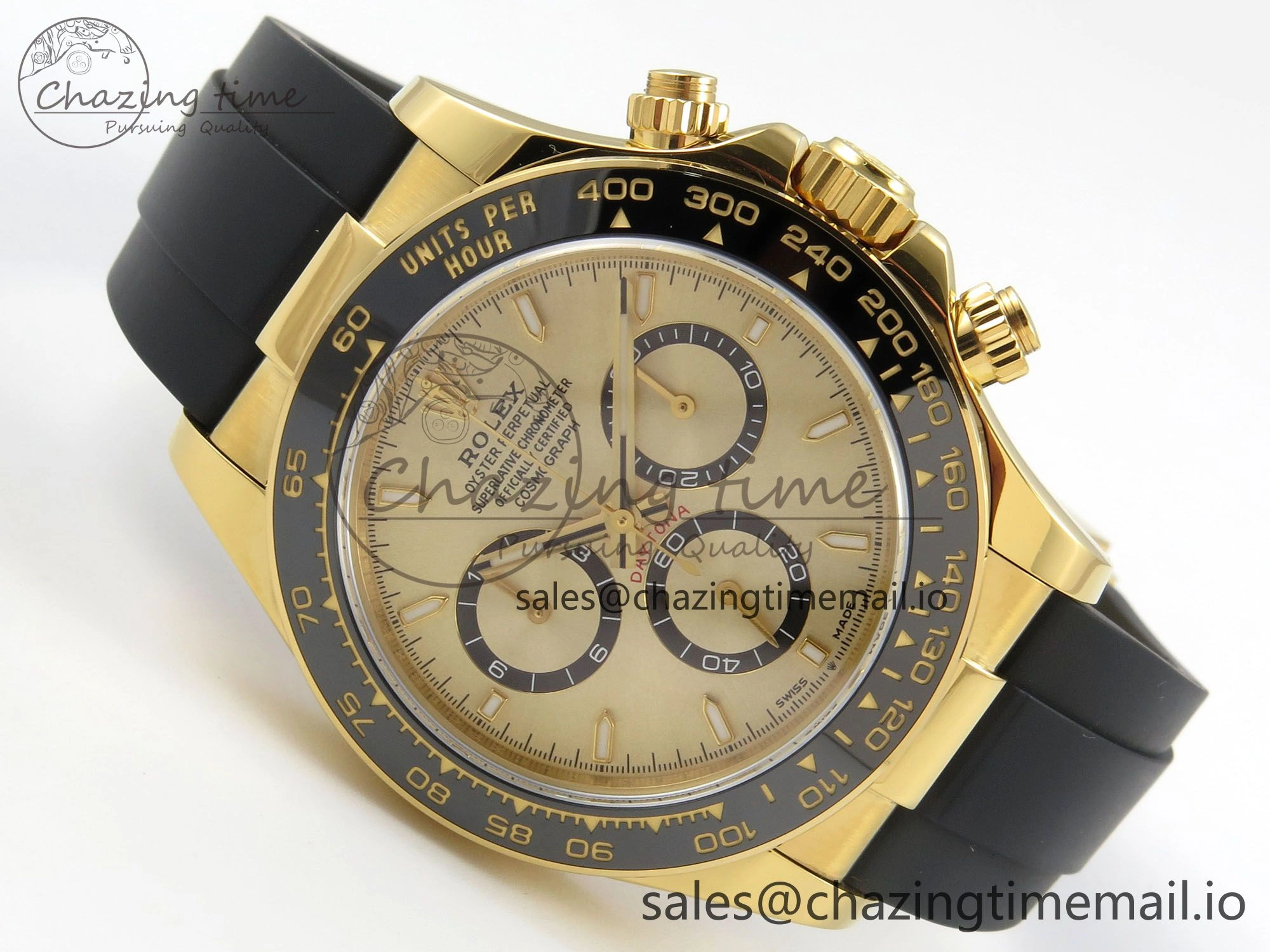 Daytona 126518 YG Clean 1:1 Best Edition YG Dial on Oysterflex Strap DD4131