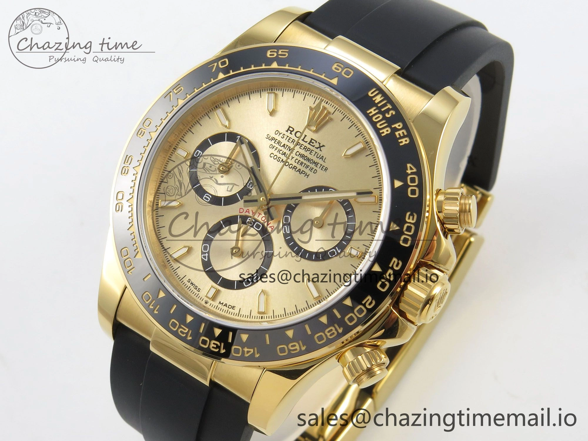 Daytona 126518 YG Clean 1:1 Best Edition YG Dial on Oysterflex Strap DD4131