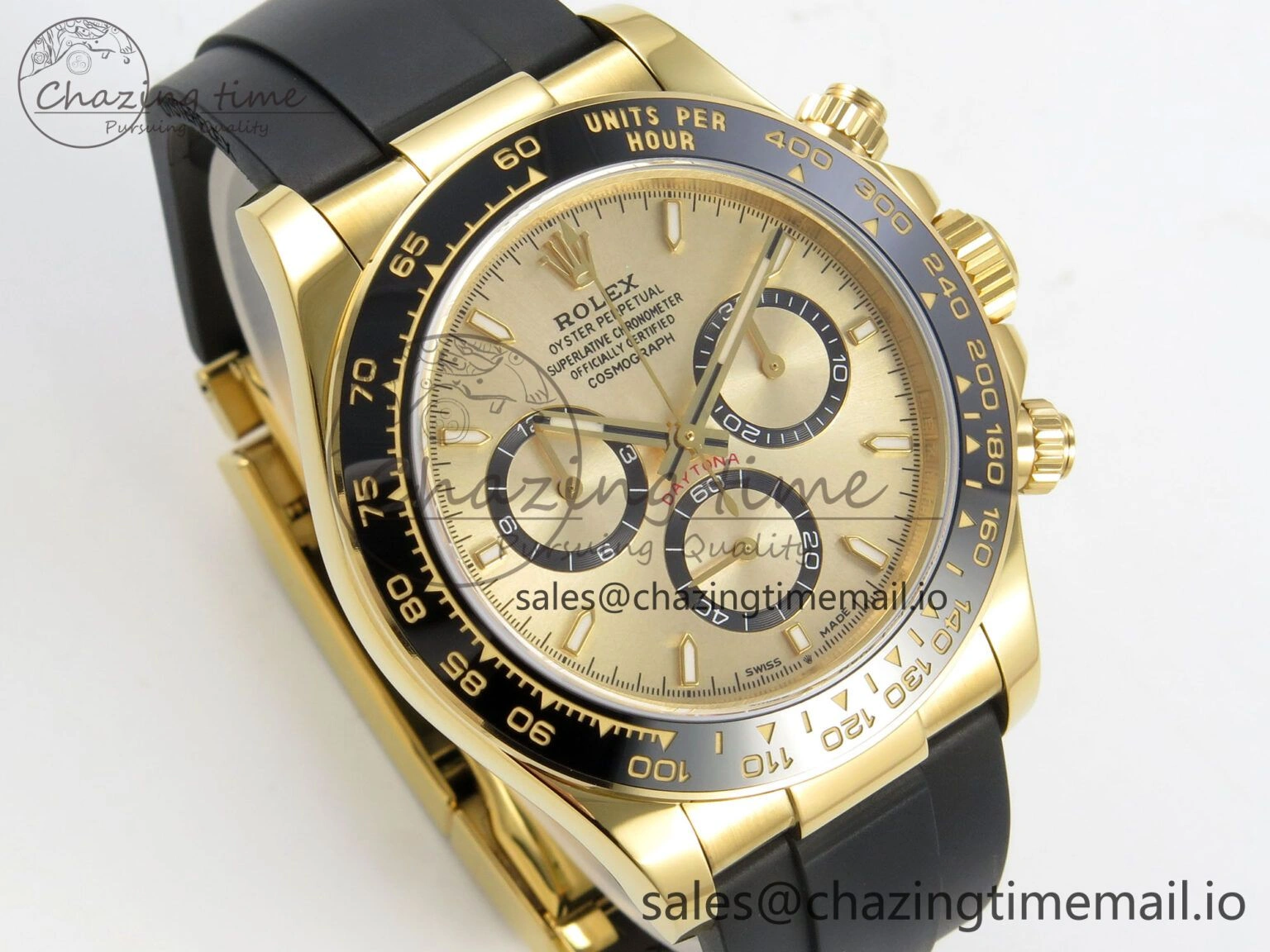 Daytona 126518 YG Clean 1:1 Best Edition YG Dial on Oysterflex Strap DD4131