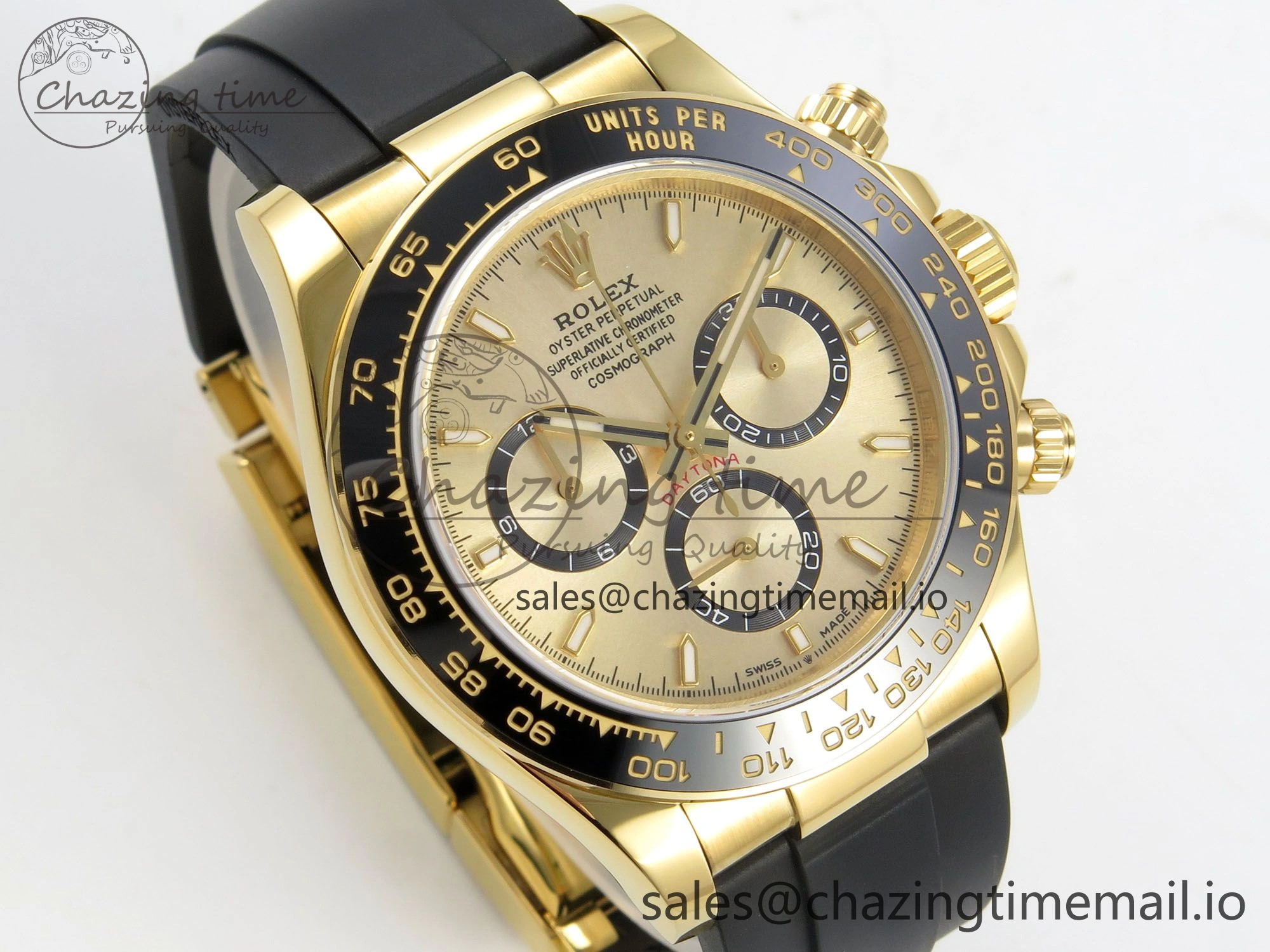 Daytona 126518 YG Clean 1:1 Best Edition YG Dial on Oysterflex Strap DD4131