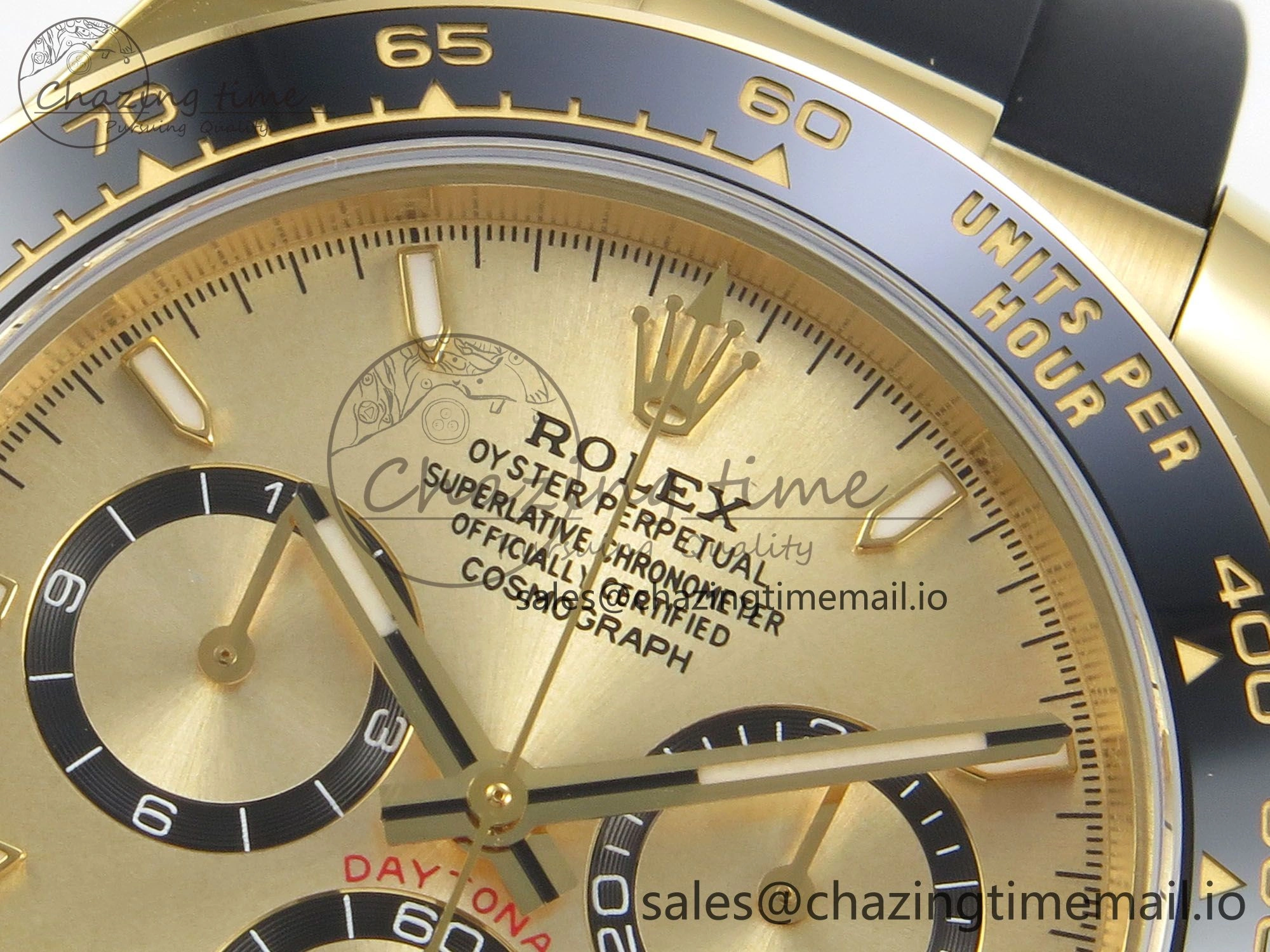 Daytona 126518 YG Clean 1:1 Best Edition YG Dial on Oysterflex Strap DD4131