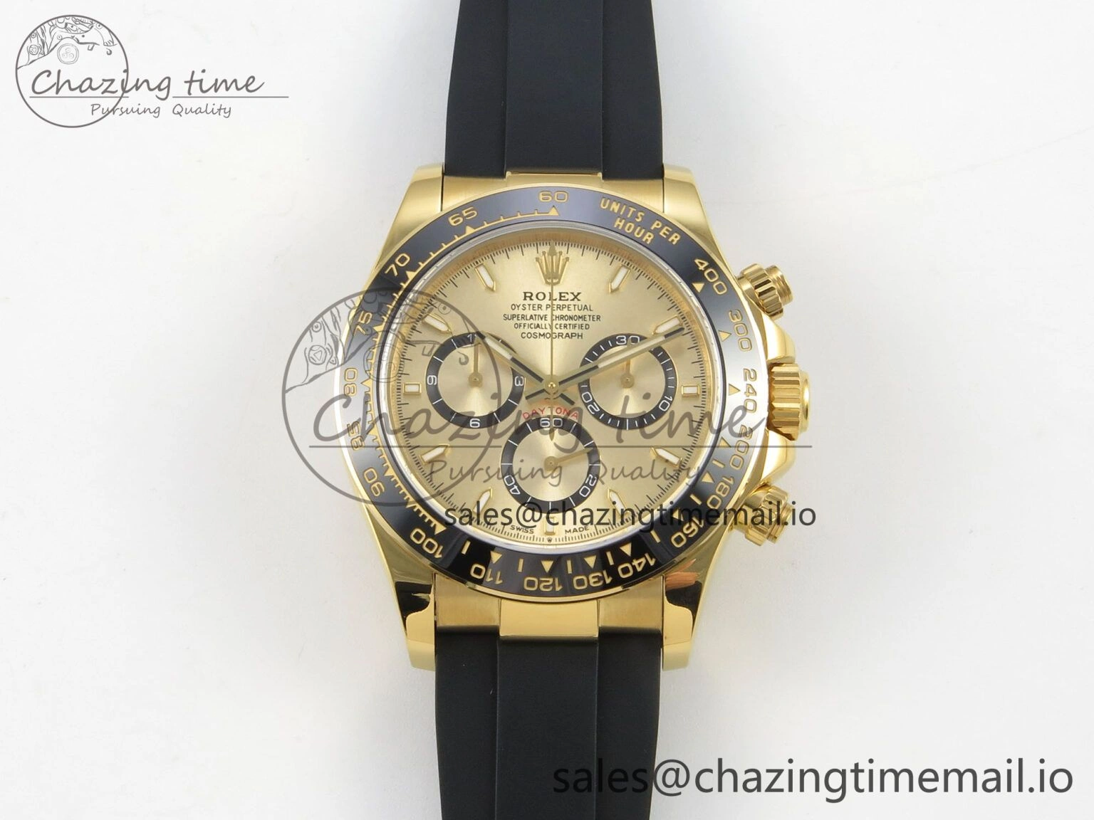 Daytona 126518 YG Clean 1:1 Best Edition YG Dial on Oysterflex Strap DD4131