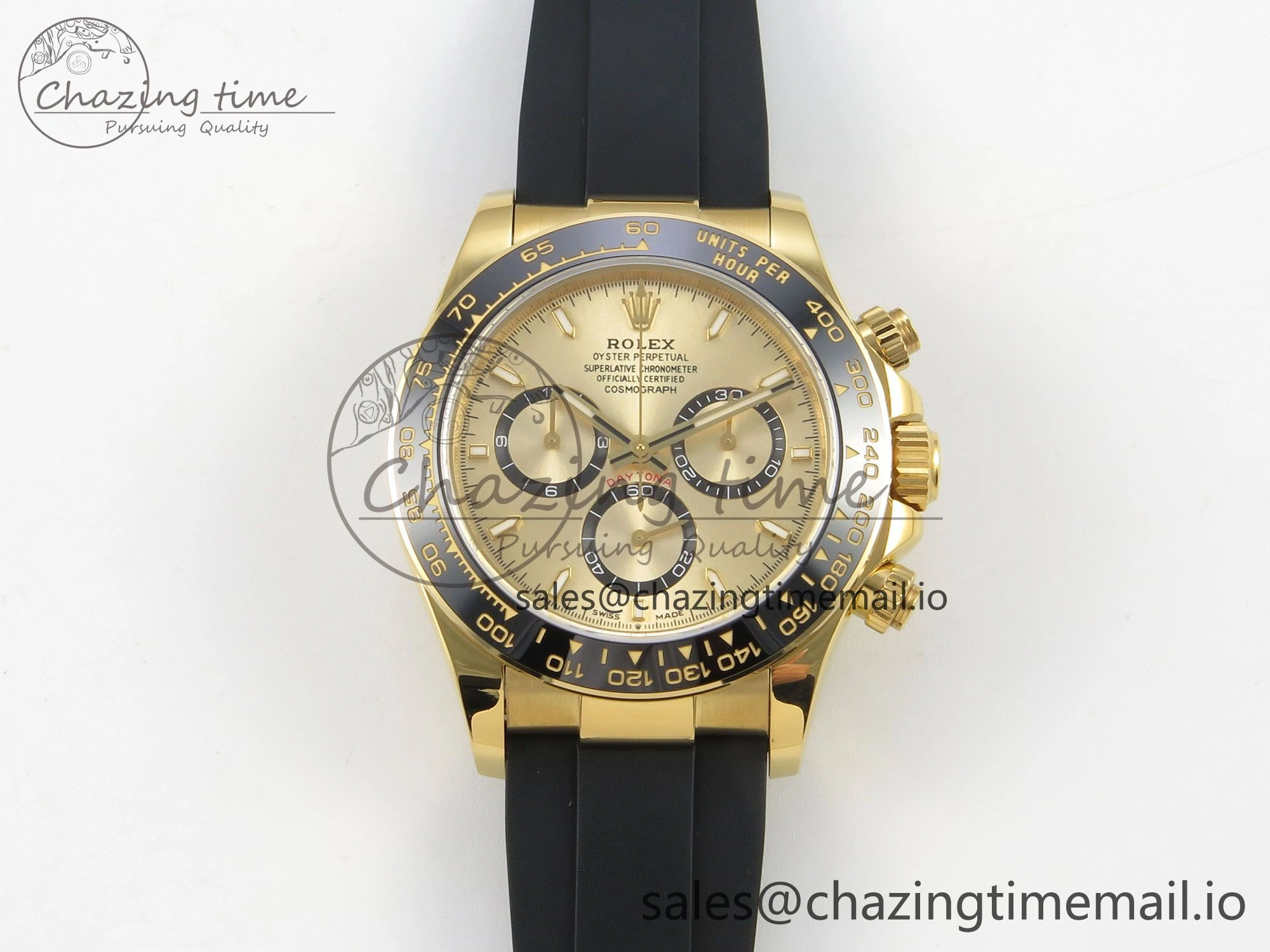 Daytona 126518 YG Clean 1:1 Best Edition YG Dial on Oysterflex Strap DD4131