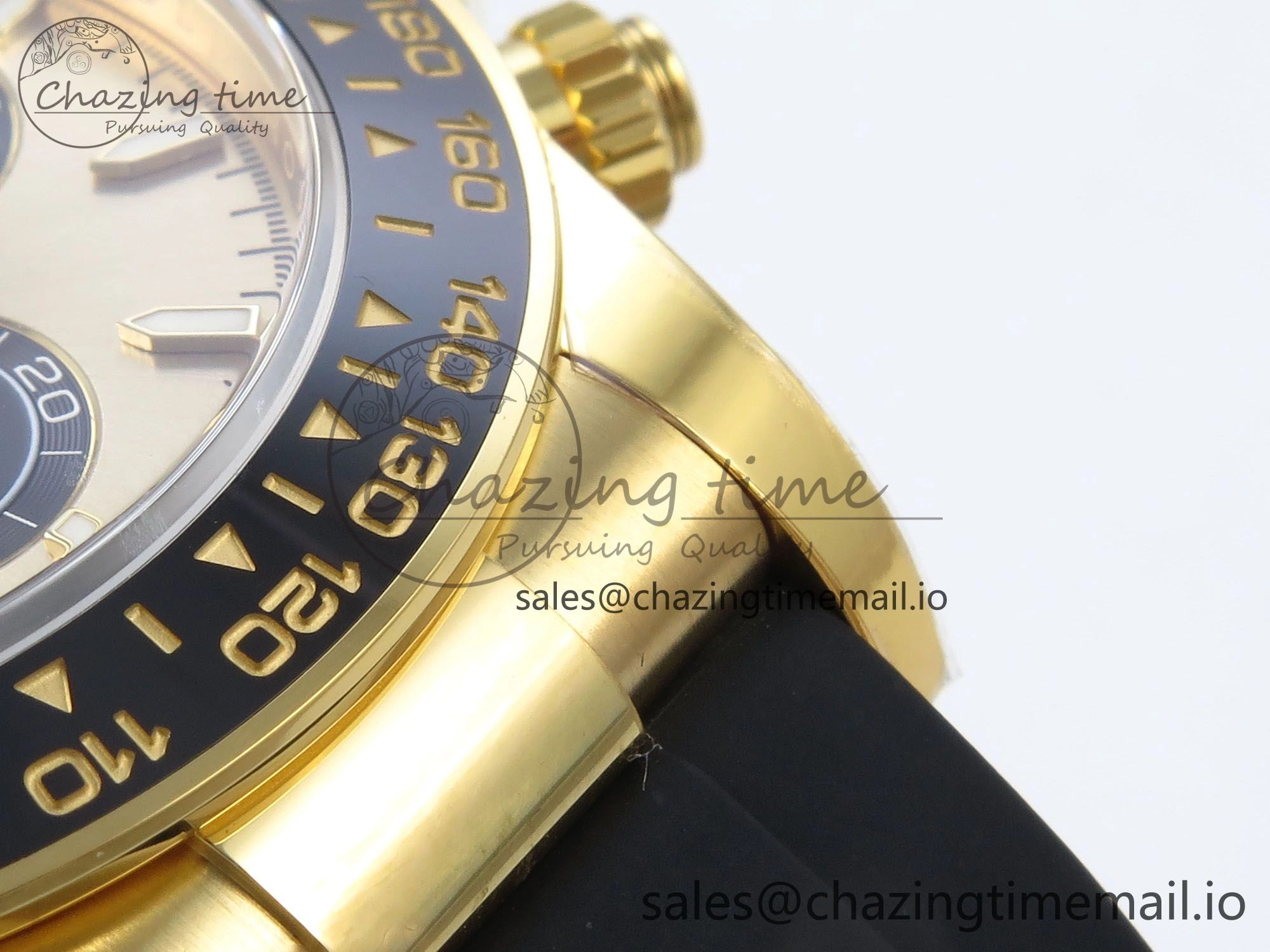 Daytona 126518 YG VSF 1:1 Best Edition 904L Steel YG Dial on Oysterflex Strap SH4131