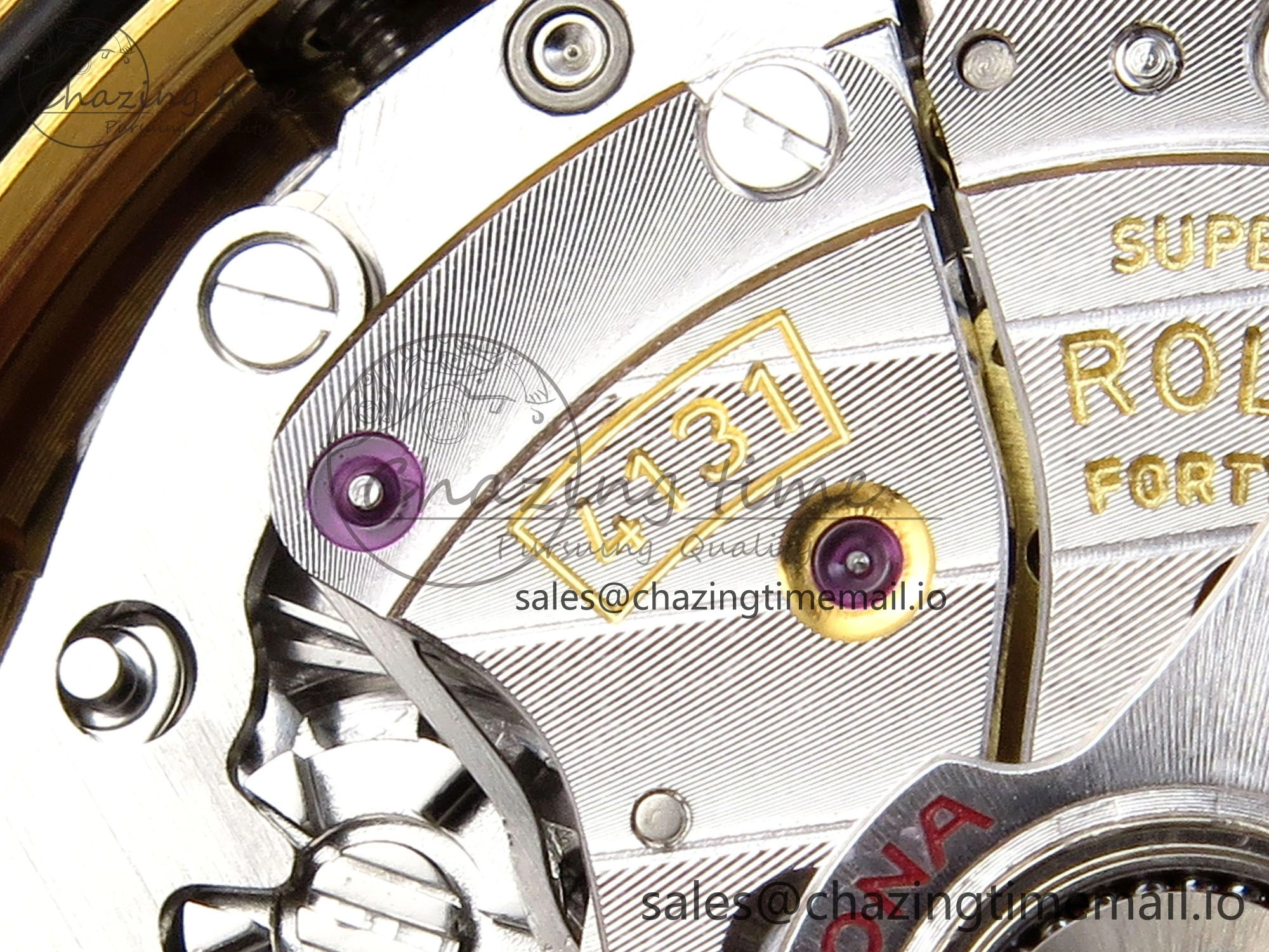 Daytona 126518 YG VSF 1:1 Best Edition 904L Steel YG Dial on Oysterflex Strap SH4131